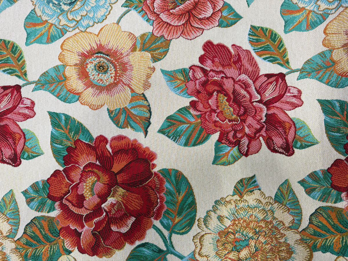 JACQUARD ASHLEY ALLOVER BLANC 160 CM - My Little Coupon