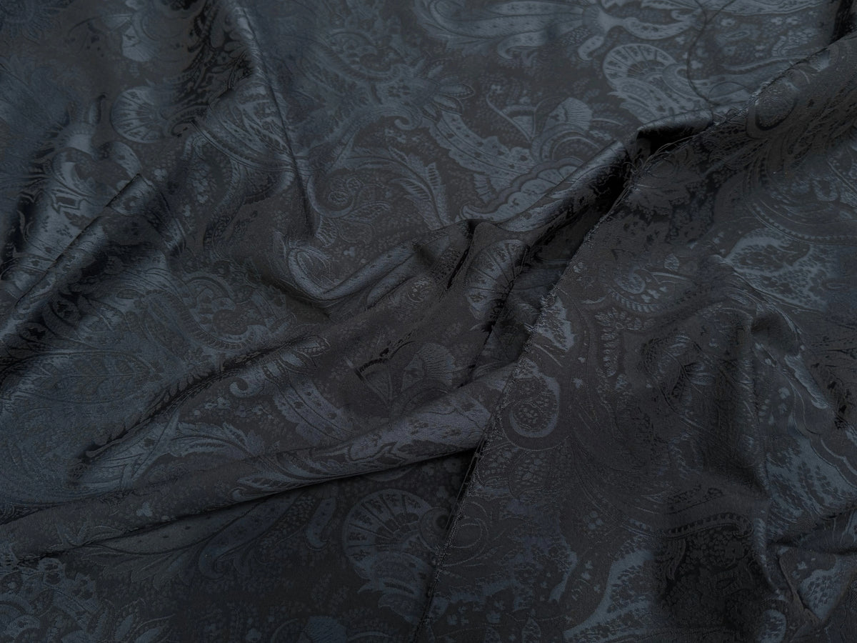 JACQUARD COUTURE PAISLEY IMPÉRIAL GRIS BLEU - My Little Coupon