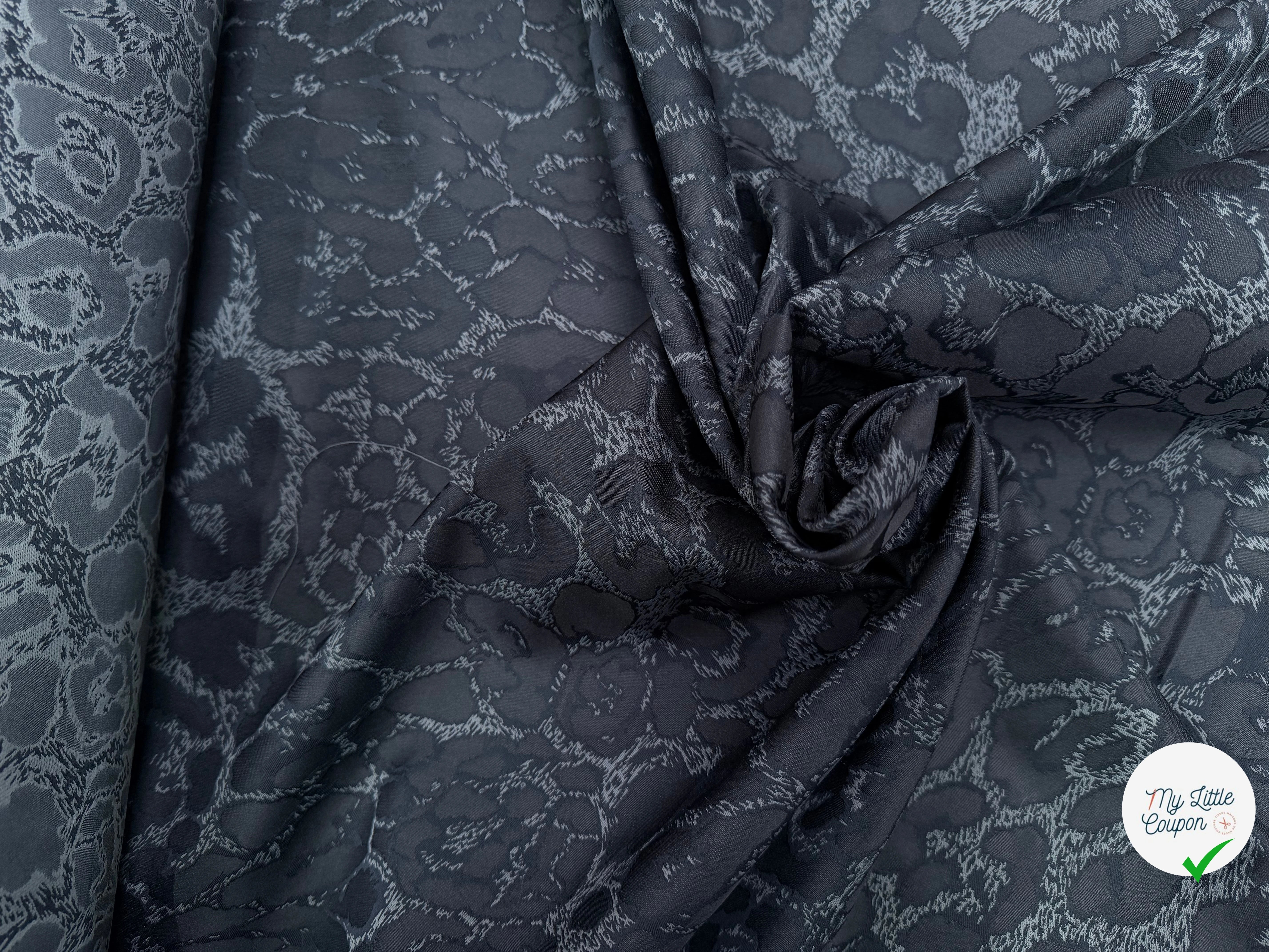 JACQUARD LEOPARD 28% SOIE INDIA - My Little Coupon