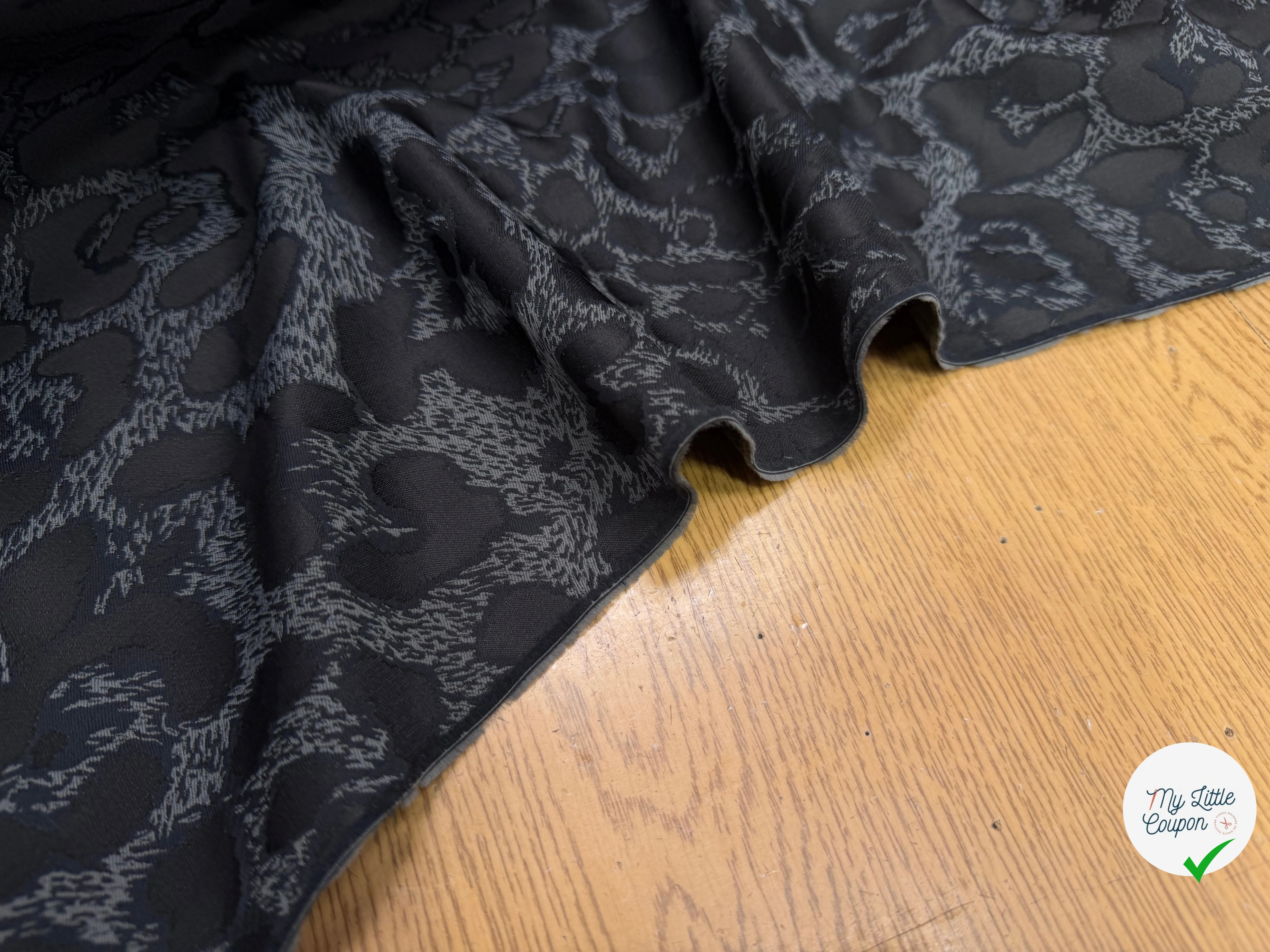 JACQUARD LEOPARD 28% SOIE INDIA - My Little Coupon