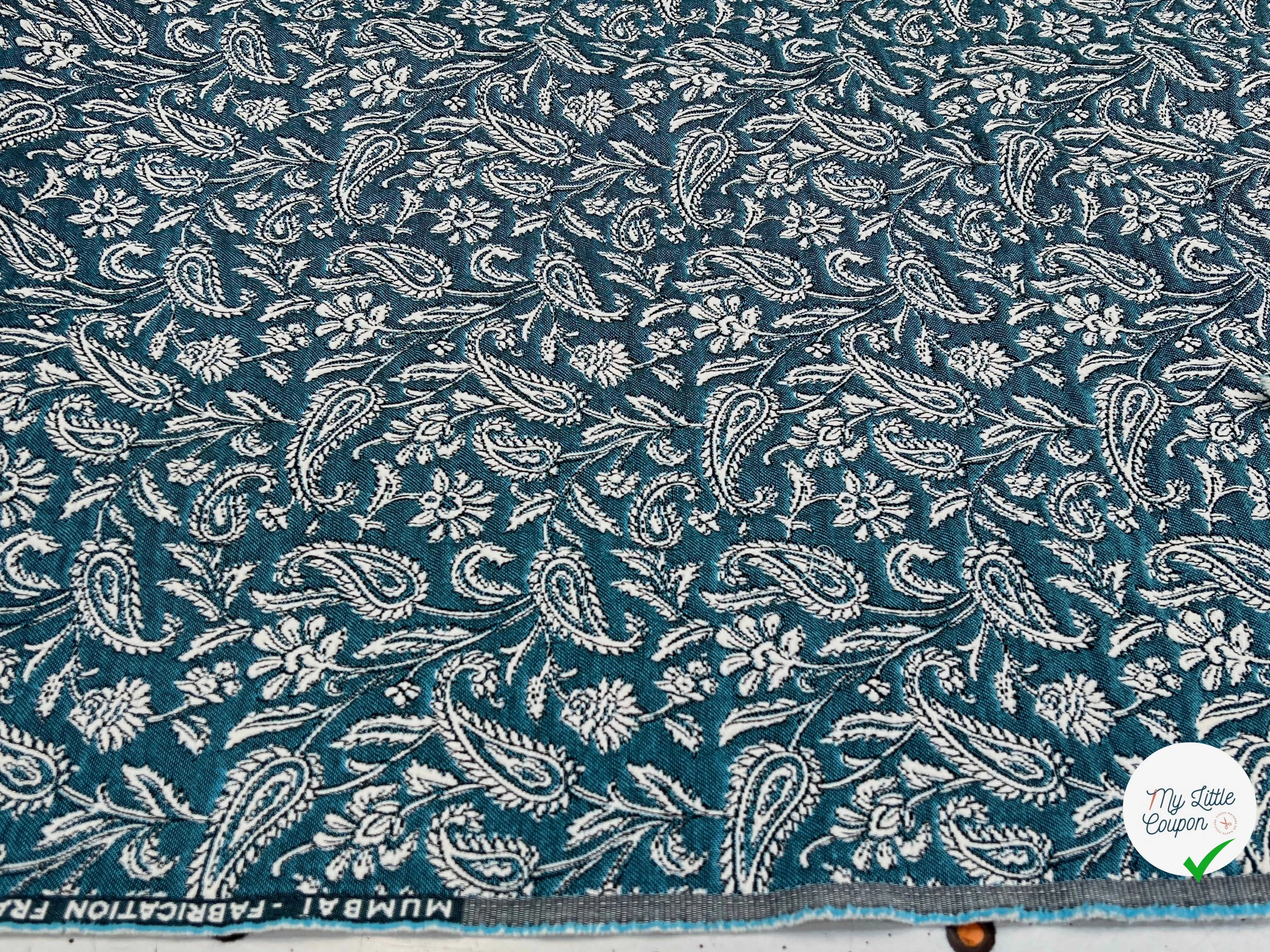 JACQUARD MUMBAI ALLOVER JADE 140 CM - My Little Coupon