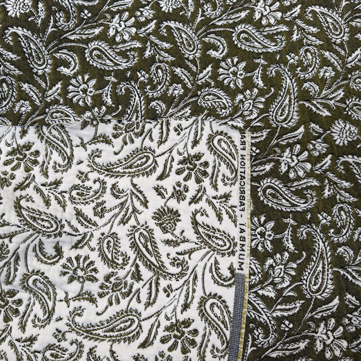 JACQUARD MUMBAI ALLOVER KAKI 140 CM - My Little Coupon