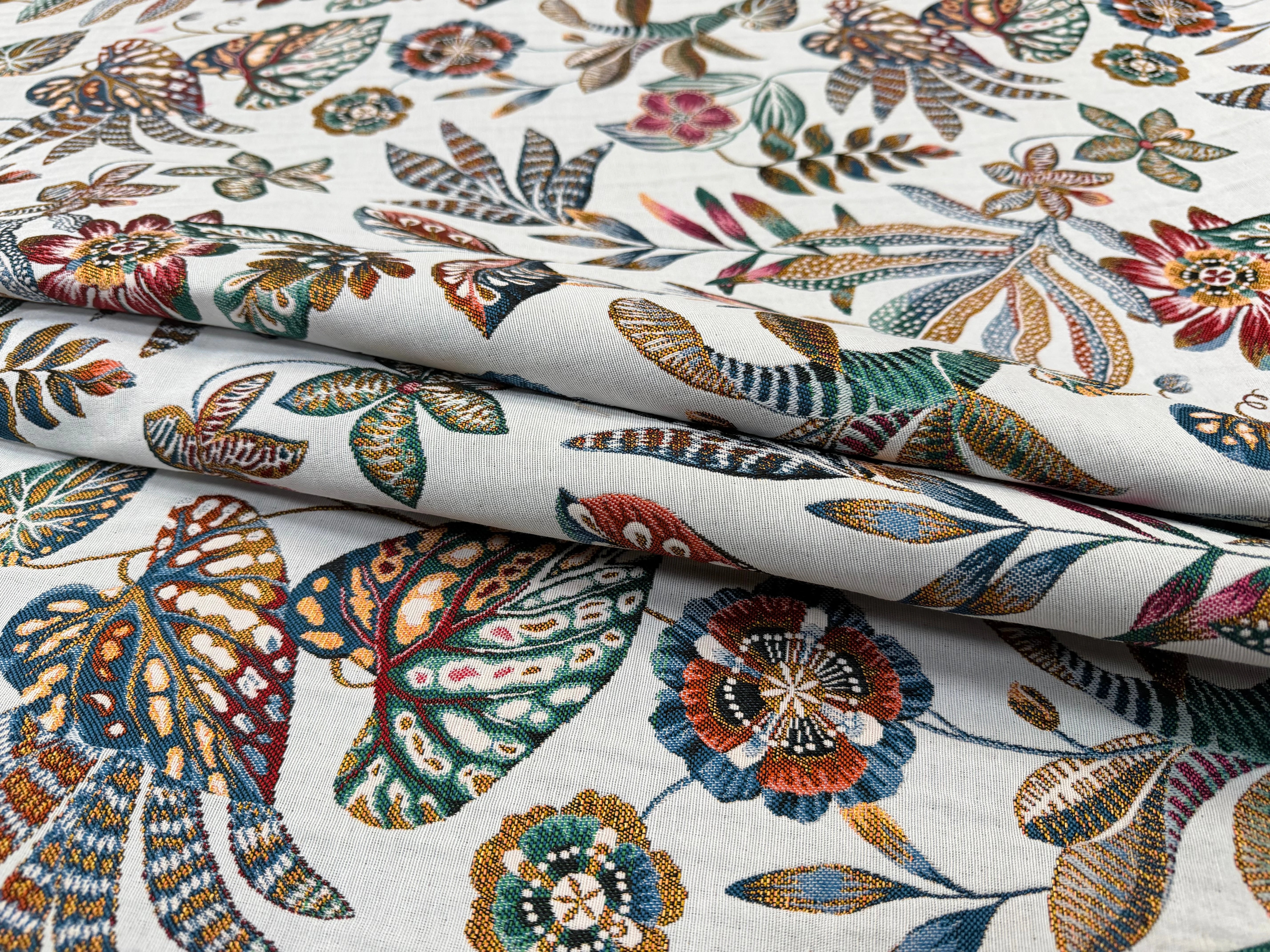 JACQUARD NEROLI ALLOVER BLANC 140 CM - My Little Coupon
