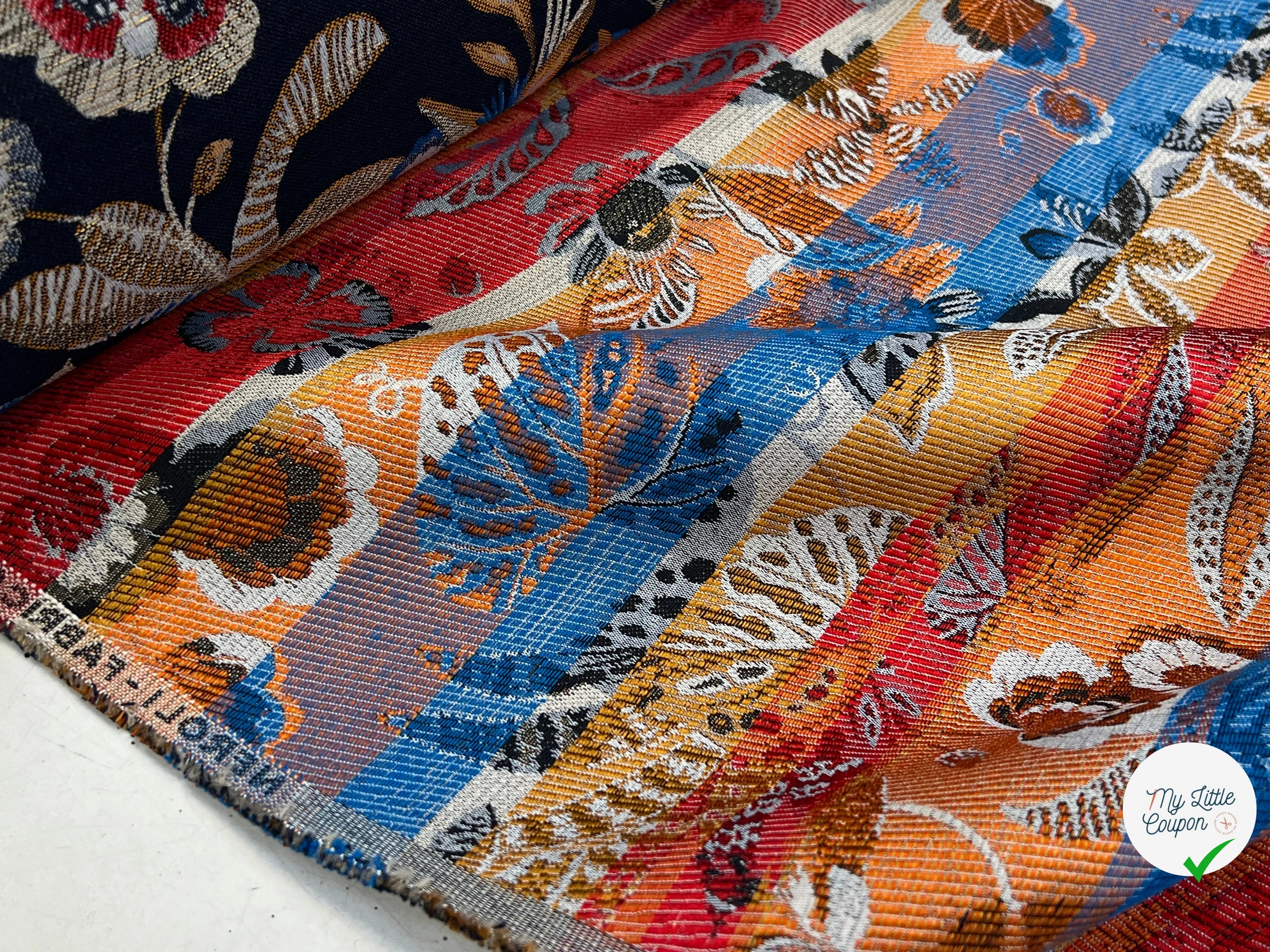 JACQUARD NEROLI ALLOVER NUIT 140 CM - My Little Coupon