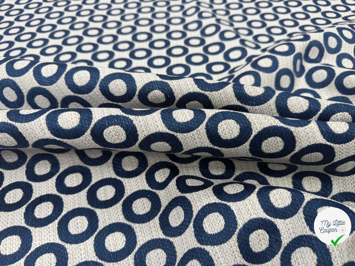JACQUARD OPALE ALLOVER BLEU 140 CM - My Little Coupon
