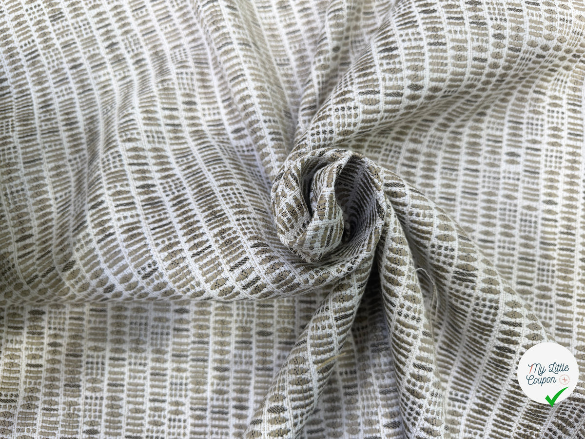 JACQUARD QUINOA ALLOVER COLORIS LIN 140 CM - My Little Coupon
