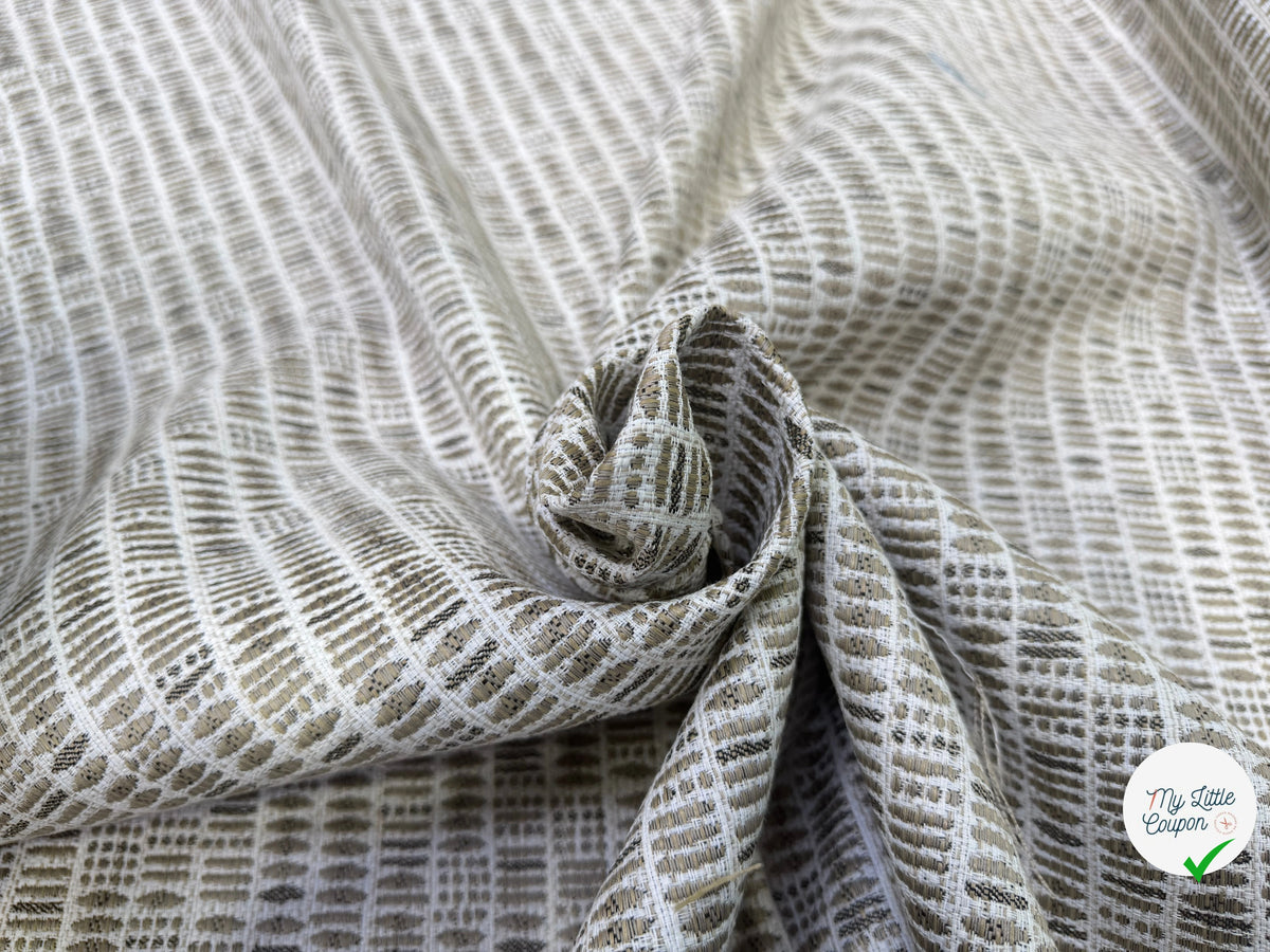 JACQUARD QUINOA ALLOVER COLORIS LIN 140 CM - My Little Coupon