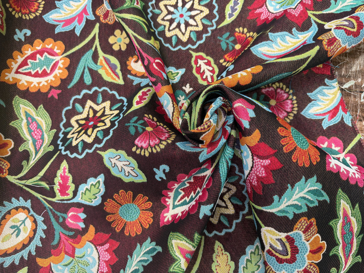 JACQUARD SHAMAN ALLOVER NOIR 160 CM - My Little Coupon