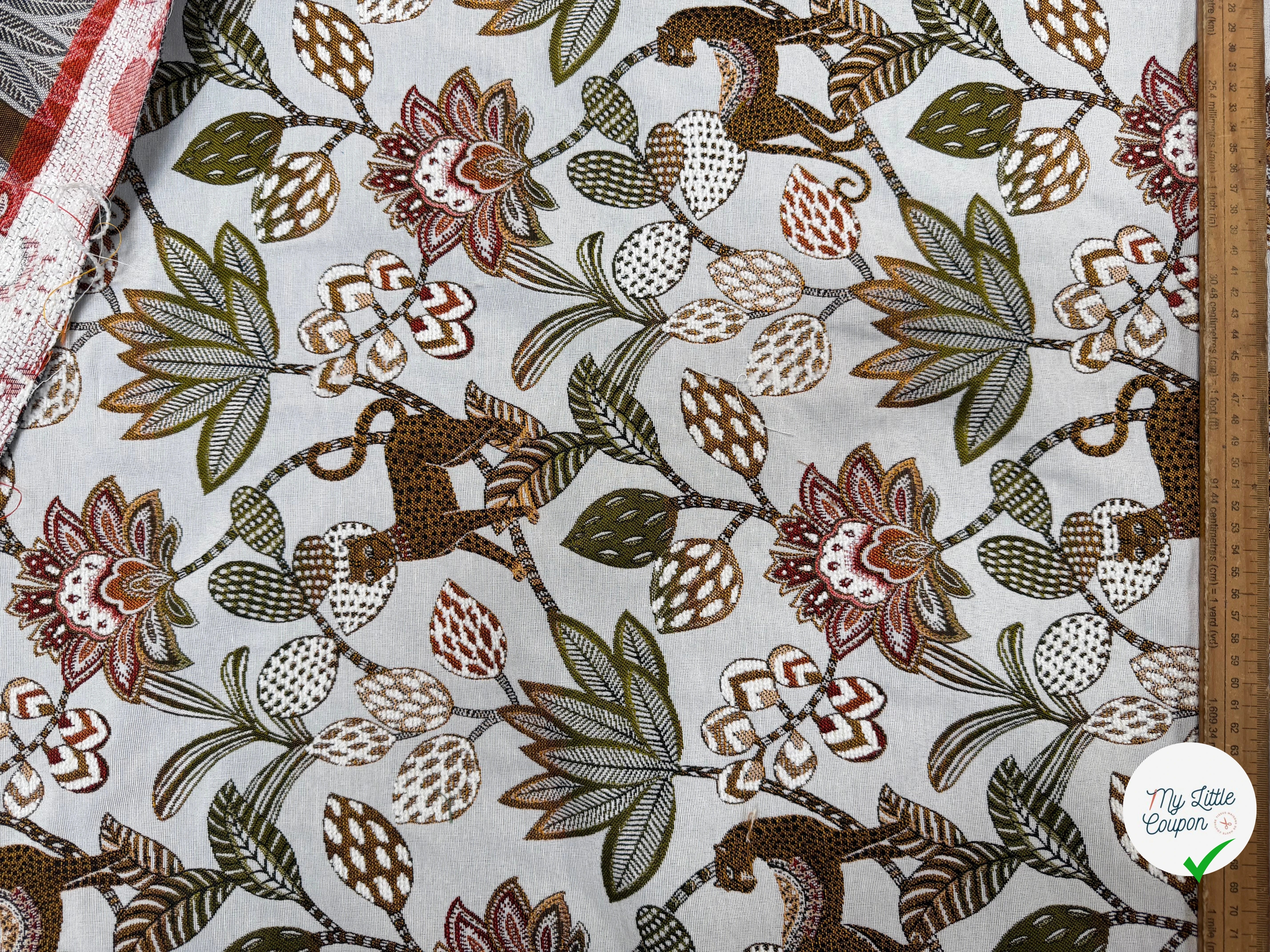 JACQUARD SOLIMAN ALLOVER BLANC 140 CM - My Little Coupon