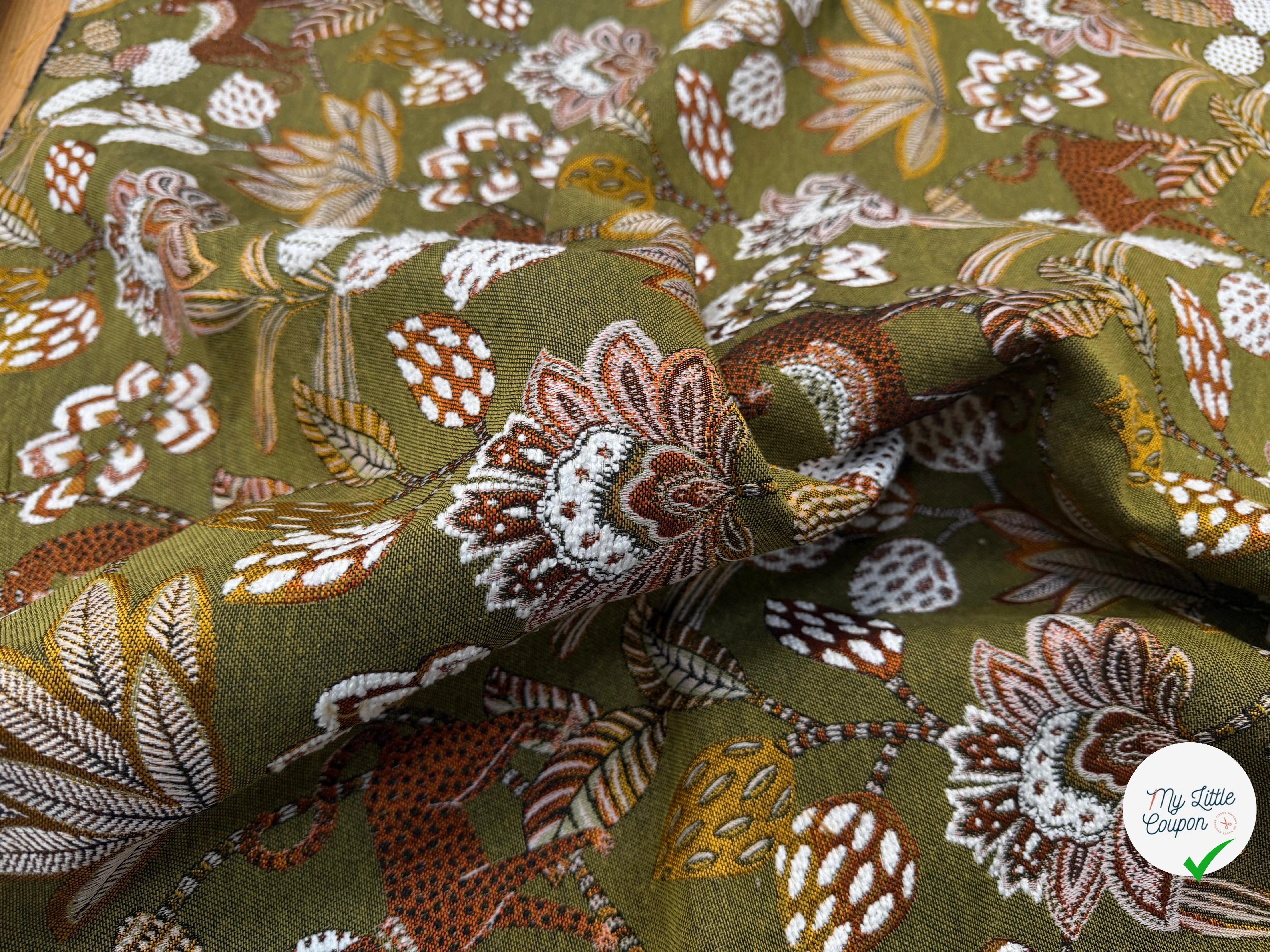 JACQUARD SOLIMAN ALLOVER BRONZE 140 CM - My Little Coupon