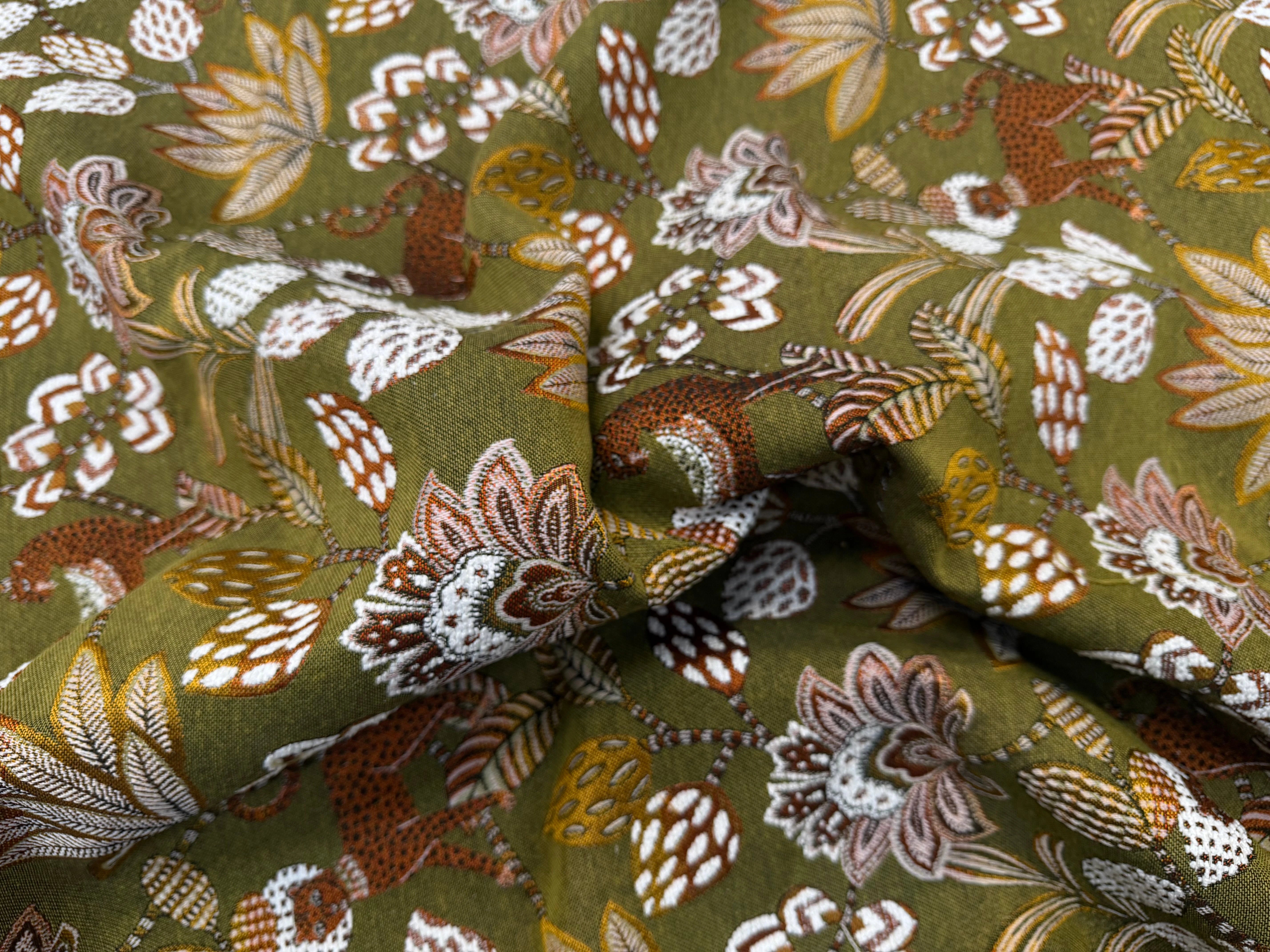 JACQUARD SOLIMAN ALLOVER BRONZE 140 CM - My Little Coupon