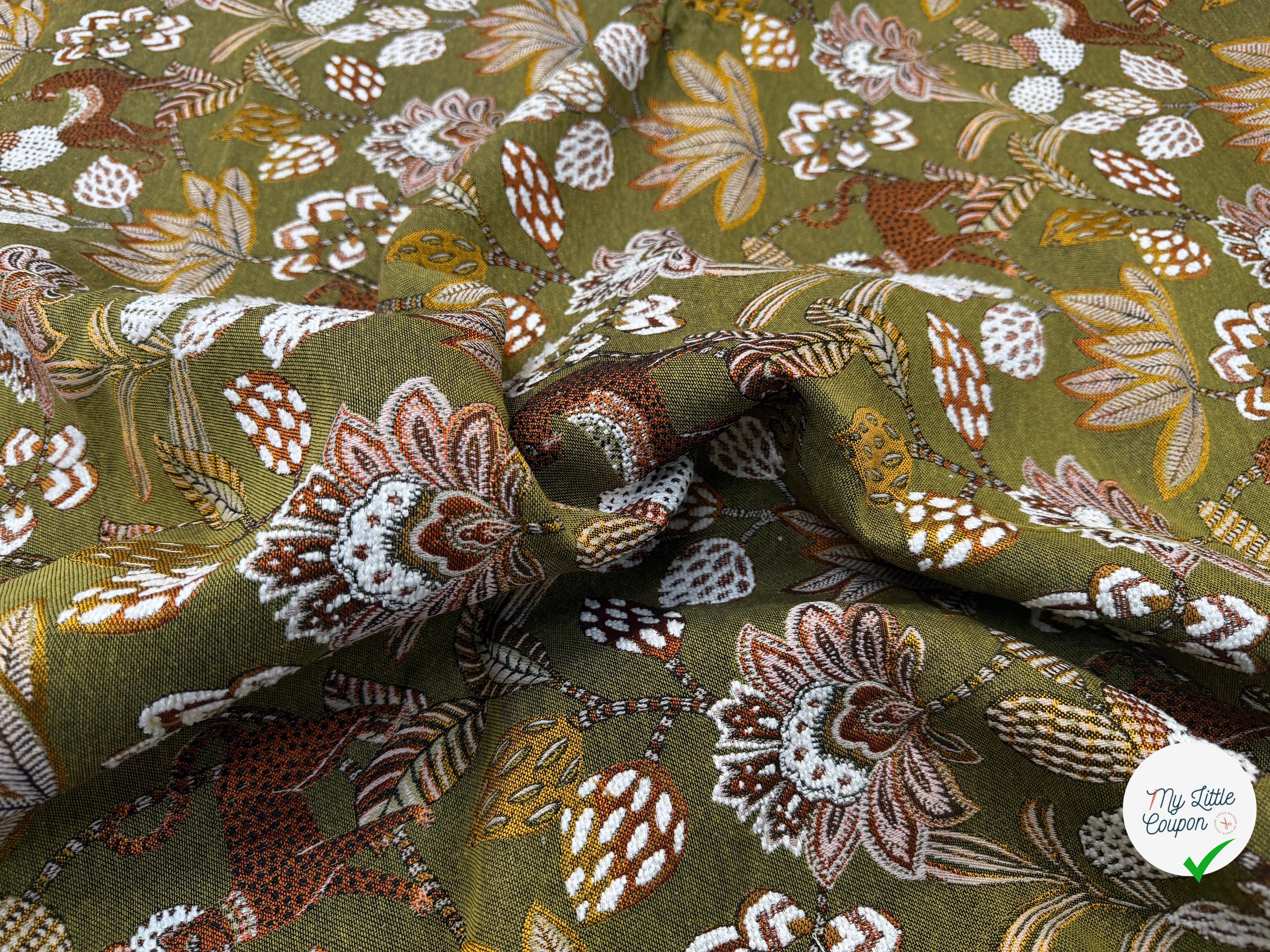 JACQUARD SOLIMAN ALLOVER BRONZE 140 CM - My Little Coupon