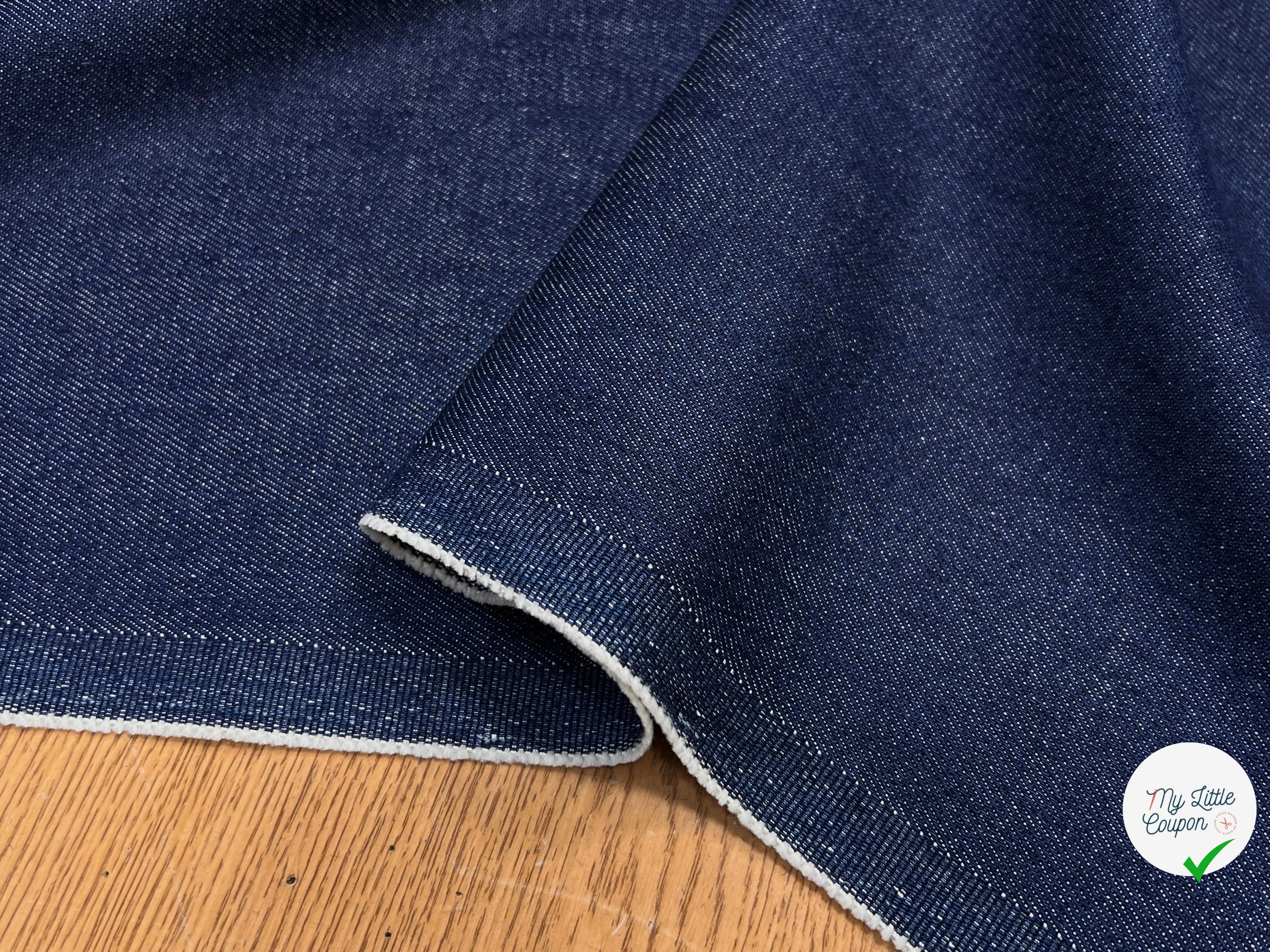 JEAN DENIM PRESTIGE SANMERO BLEU CLAIR 99% COTON - My Little Coupon