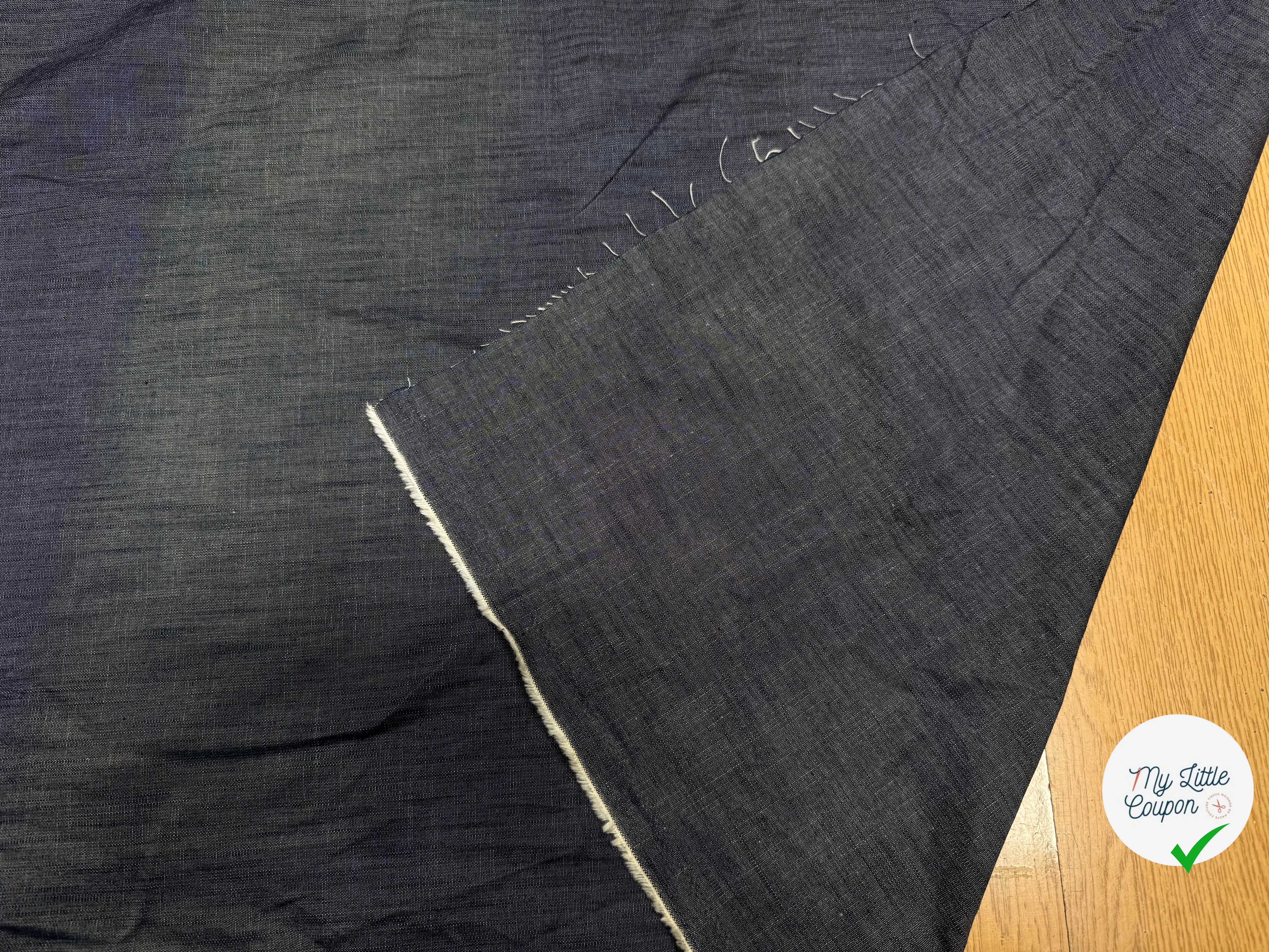 JEAN FIN COULEUR BRUT UNI - My Little Coupon