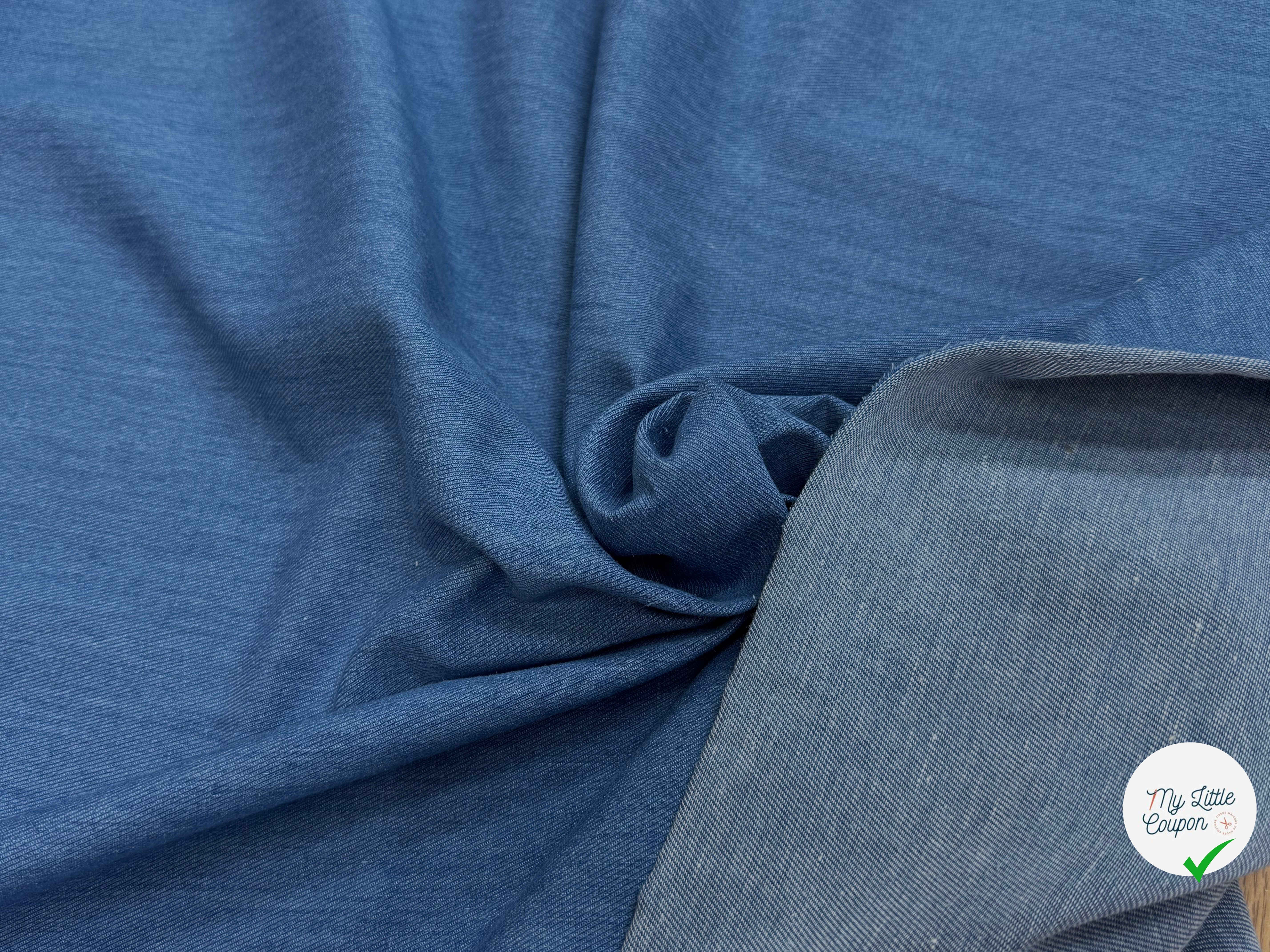 JEANS COTON 18% LYOCELL 13% LIN BLEACHED - My Little Coupon