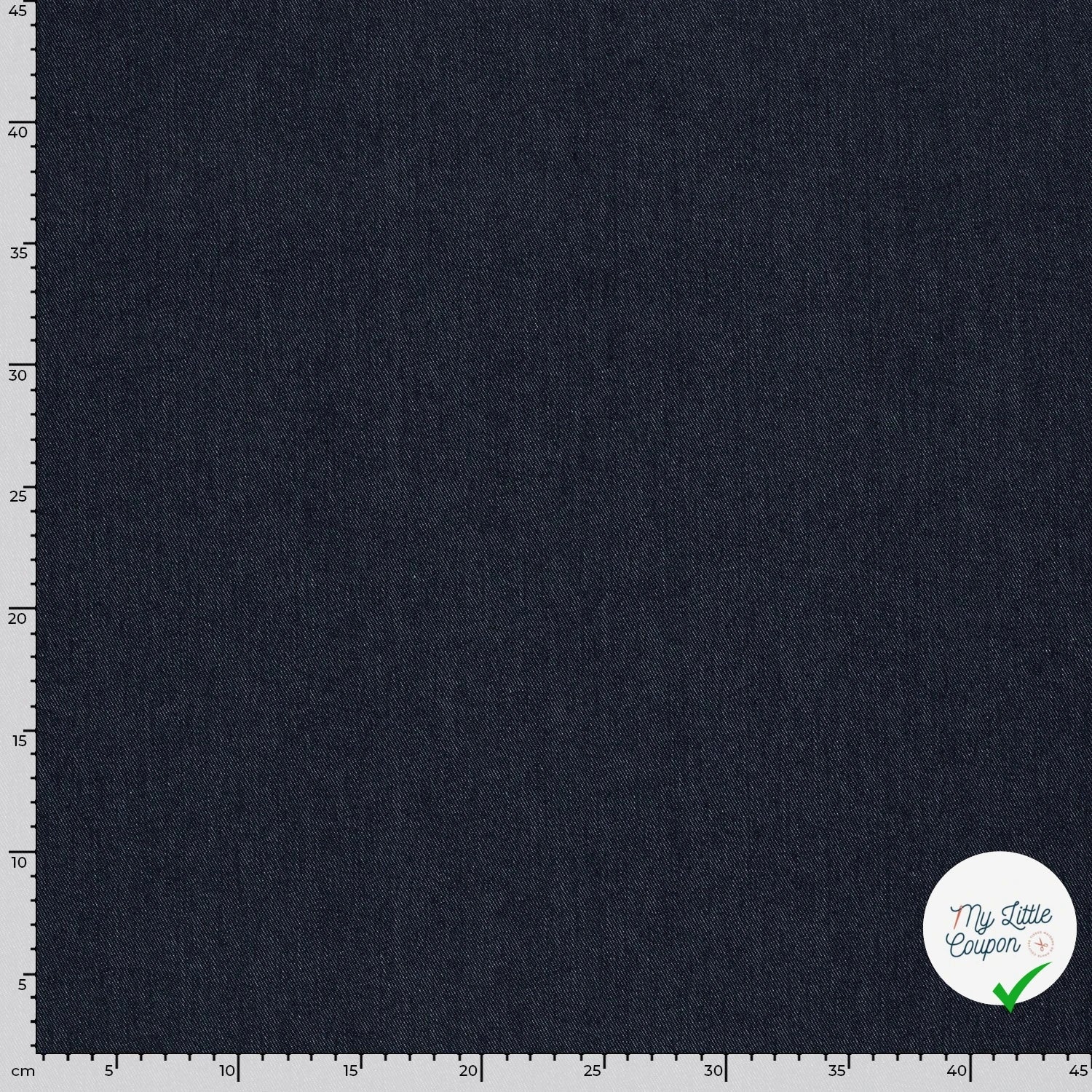 JEANS PRÉ-LAVÉ LOURD BLEU MARINE 90% COTON (108) - My Little Coupon