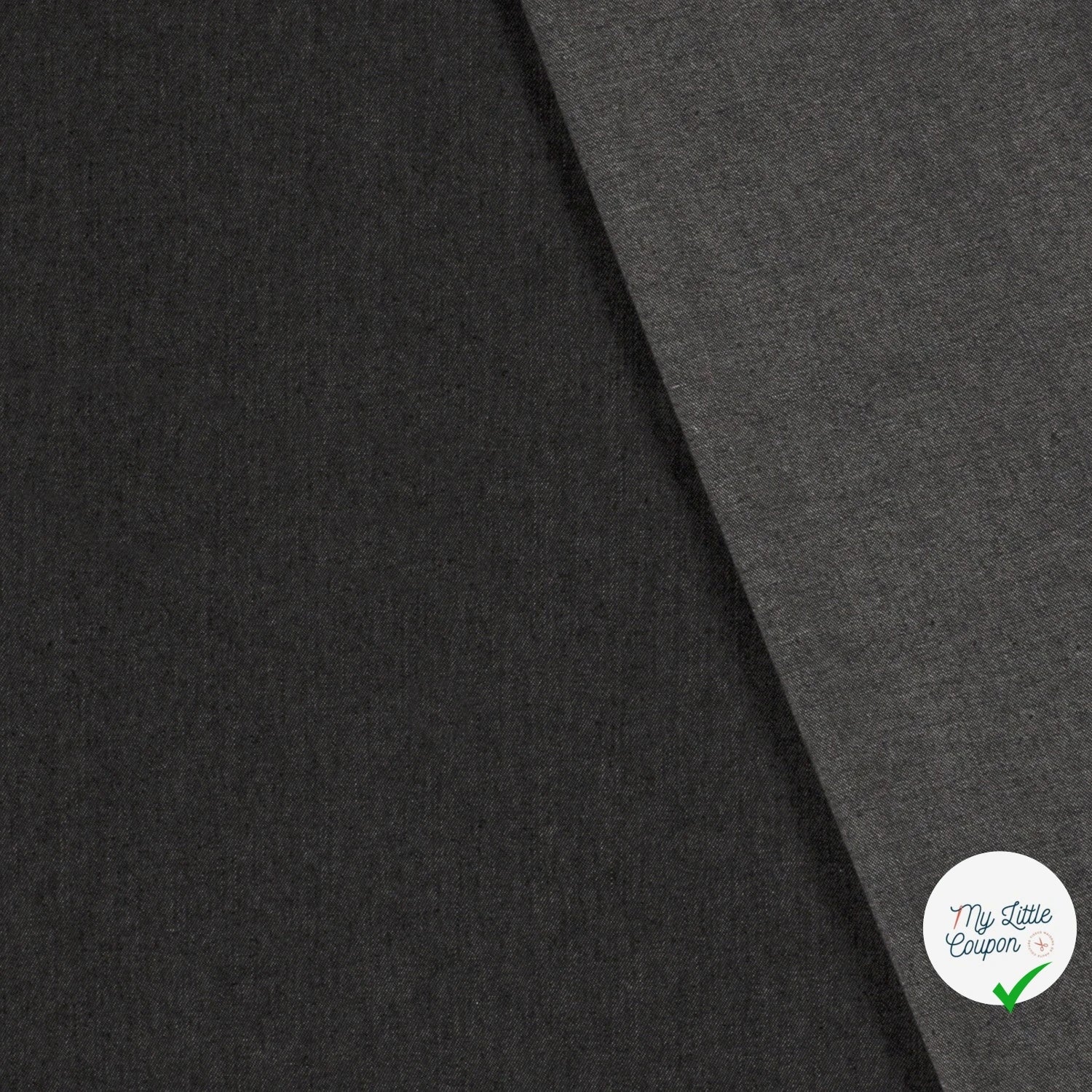 JEANS PRÉ-LAVÉ NOIR 100% COTON - My Little Coupon