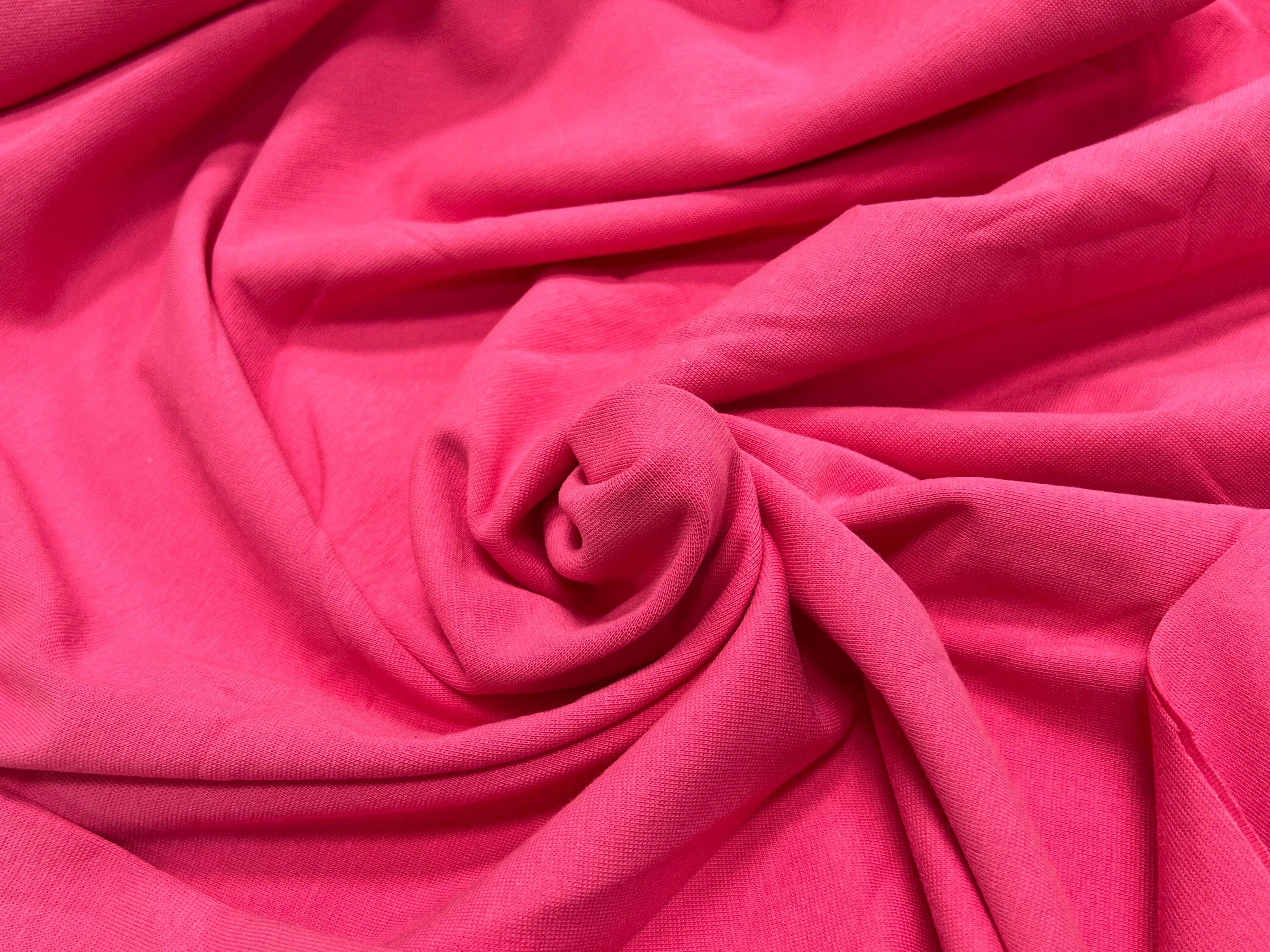 JERSEY COTON 2% ÉLASTHANNE TUBULAIRE 70CM CÔTE 1X1 HONEYSUCKLE - My Little Coupon