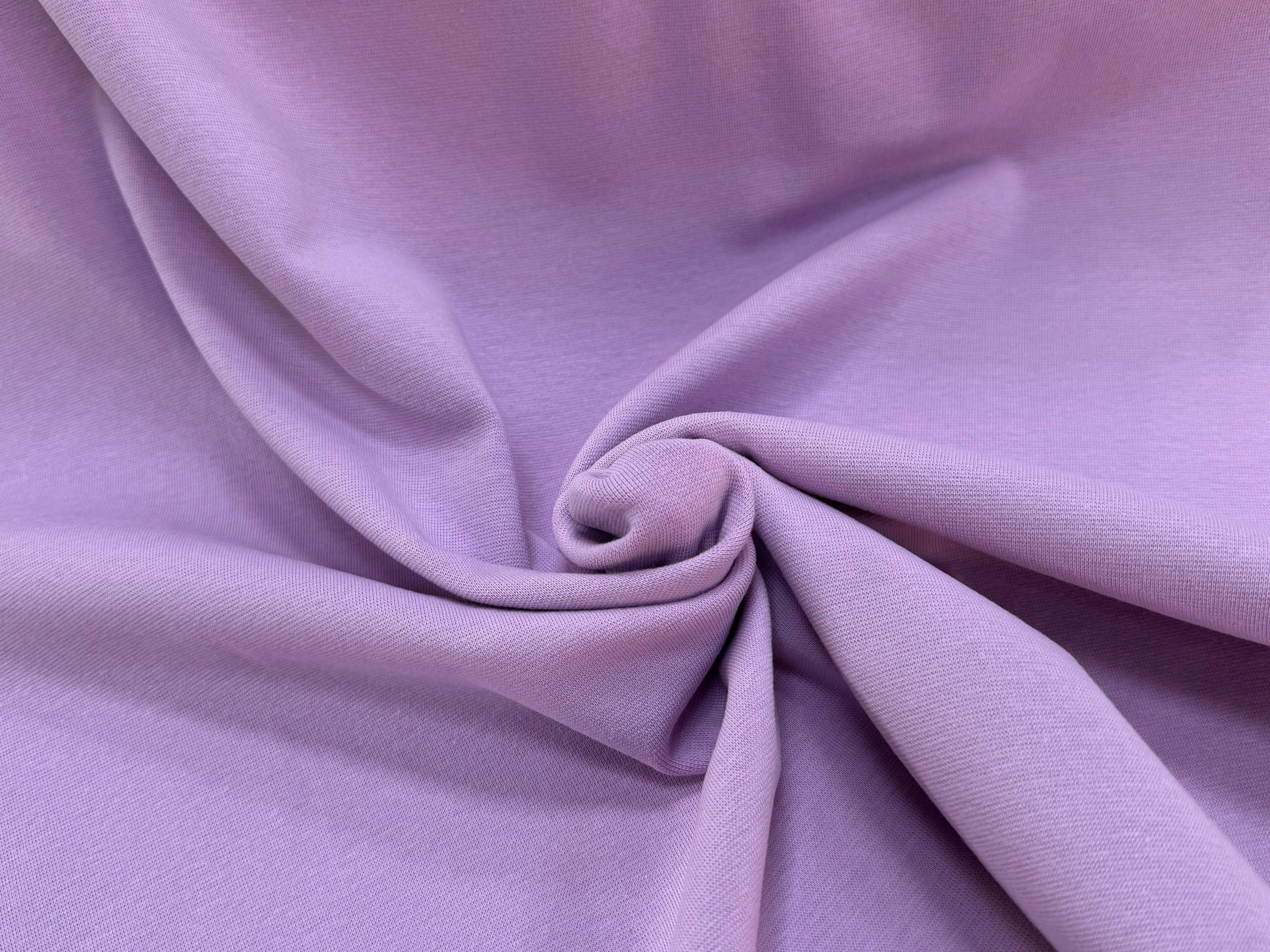 JERSEY COTON 2% ÉLASTHANNE TUBULAIRE 70CM CÔTE 1X1 LUPINE - My Little Coupon