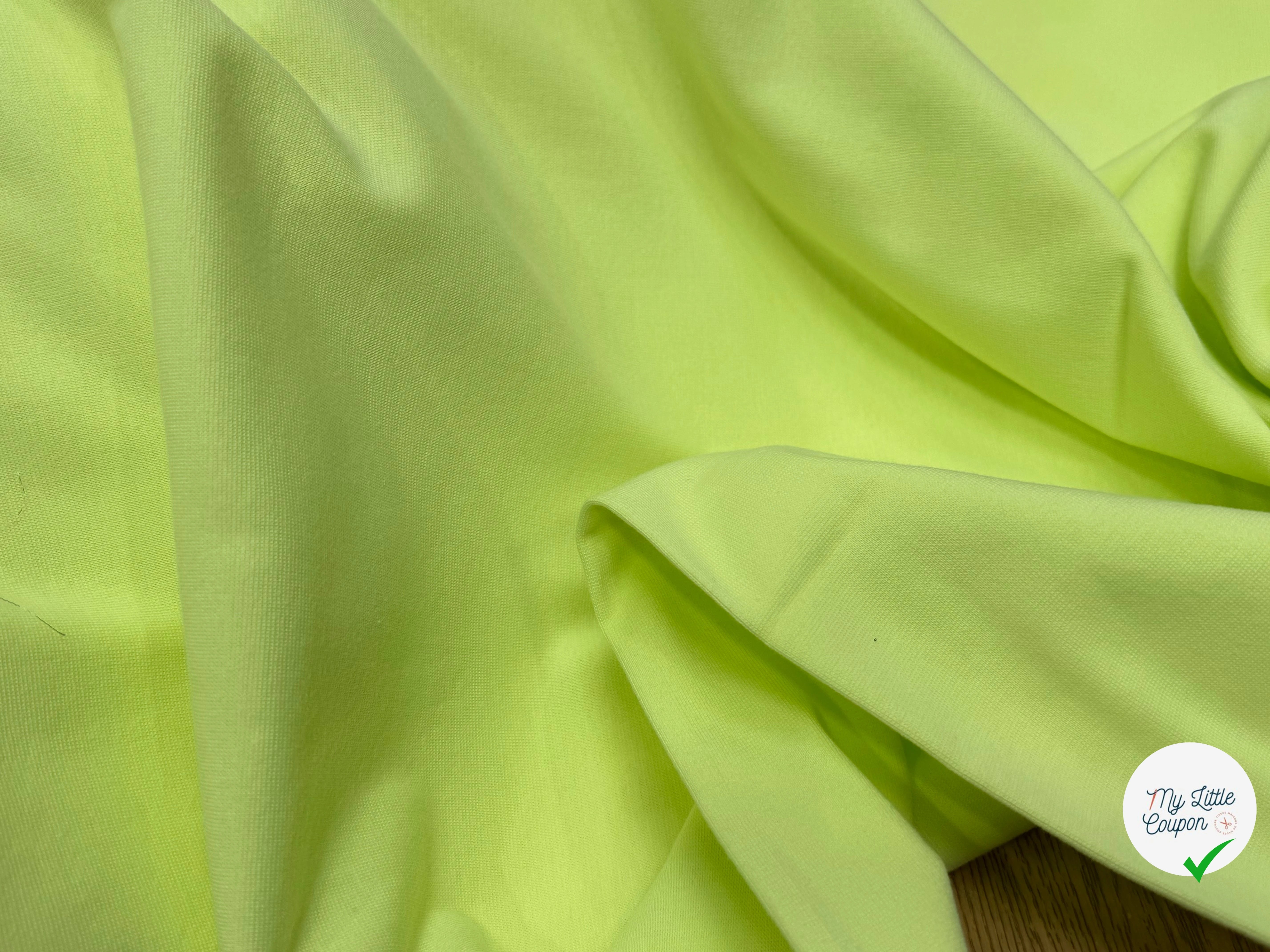 JERSEY COTON 2% ÉLASTHANNE TUBULAIRE 70CM SUNYLIME CÔTE 1X1 - My Little Coupon