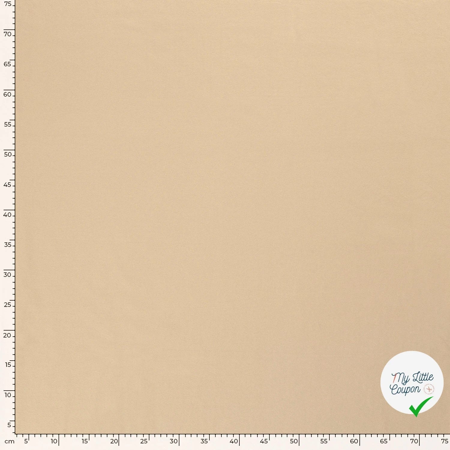JERSEY DE COTON BELLE TENUE BEIGE - My Little Coupon