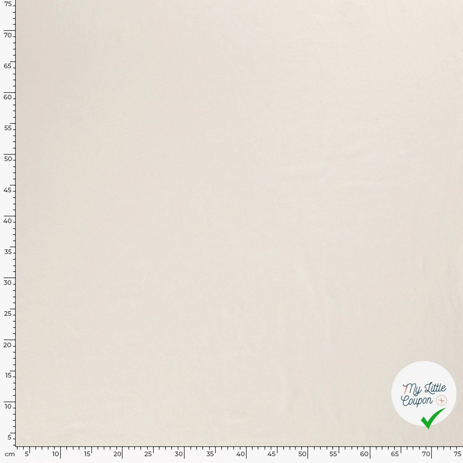 JERSEY DE COTON BELLE TENUE BLANC CASSÉ - My Little Coupon