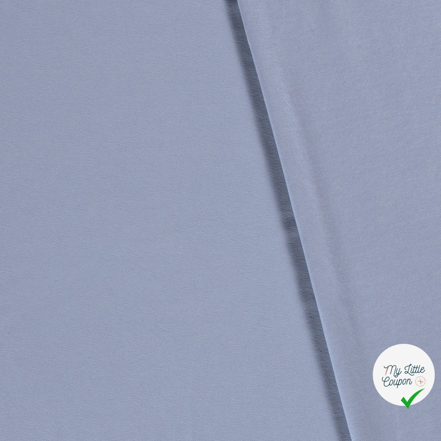 JERSEY DE COTON BELLE TENUE BLEU CIEL - My Little Coupon