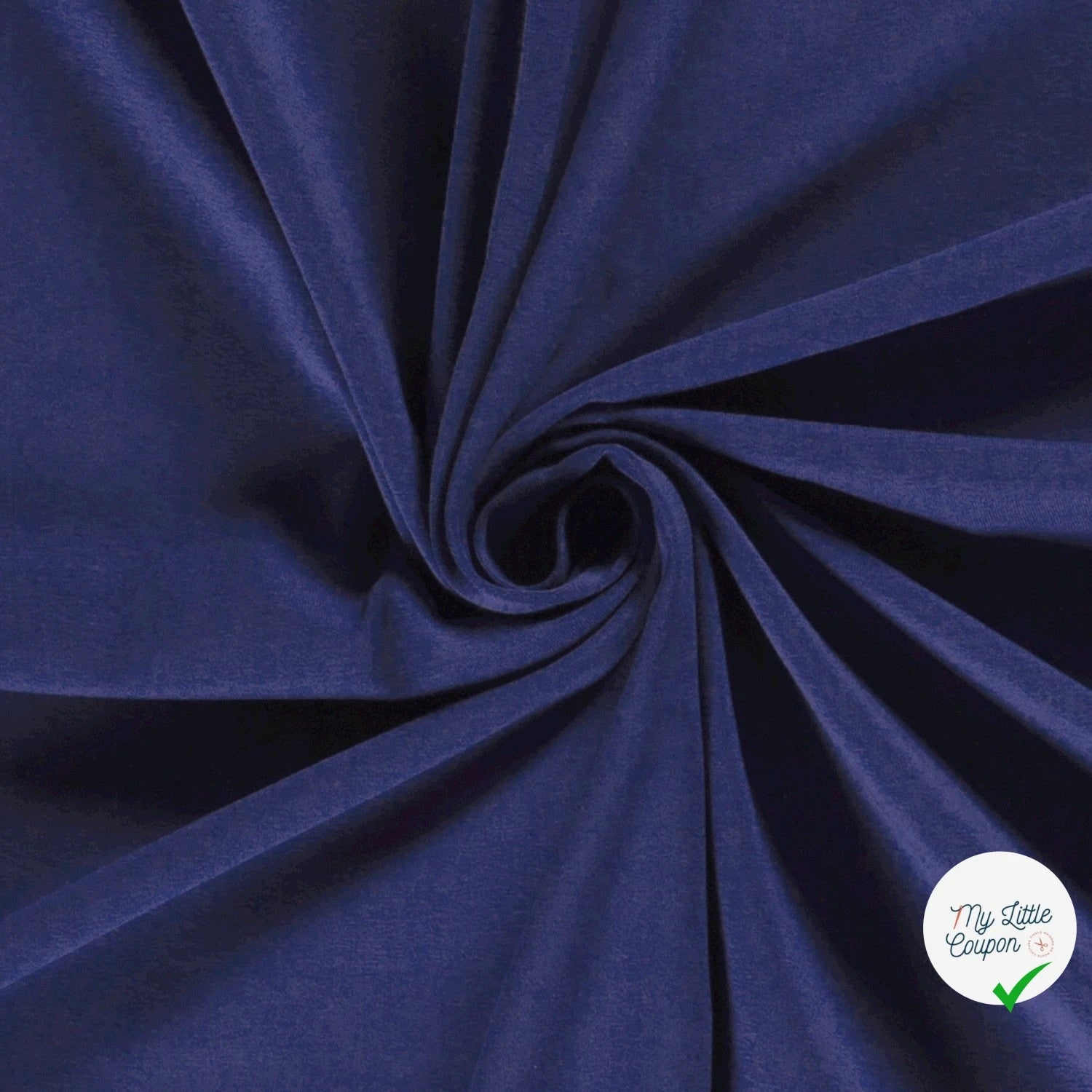 JERSEY DE COTON BELLE TENUE COBALT - My Little Coupon