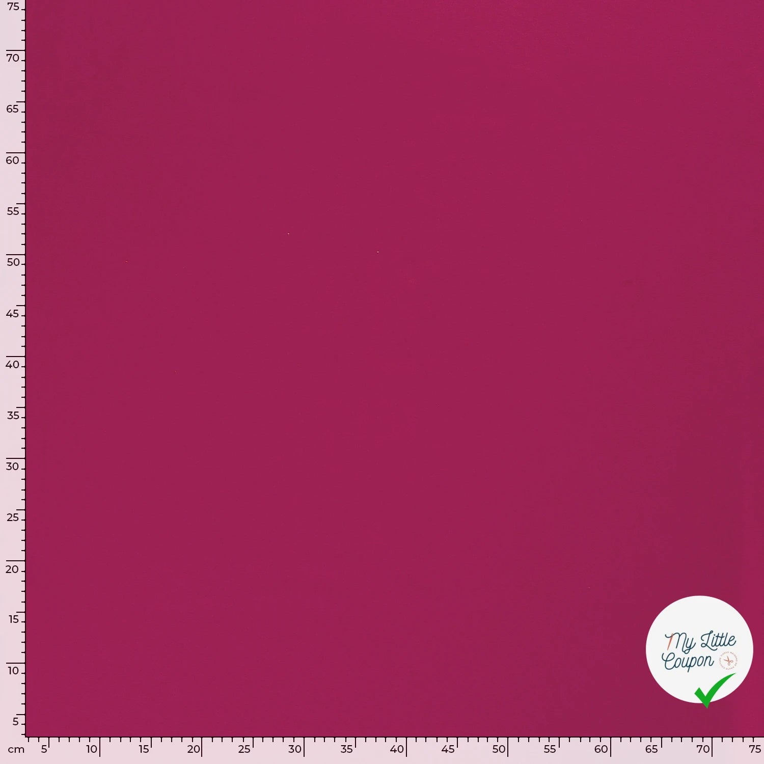 JERSEY DE COTON BELLE TENUE FUCHSIA - My Little Coupon