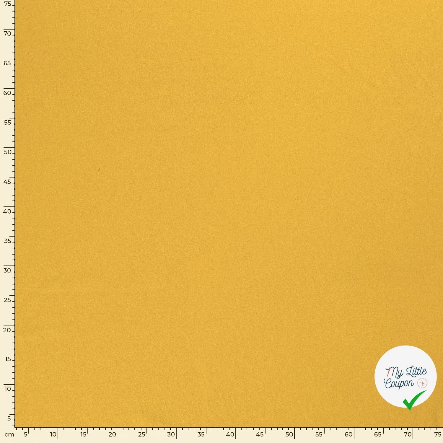 JERSEY DE COTON BELLE TENUE JAUNE BEURRE - My Little Coupon