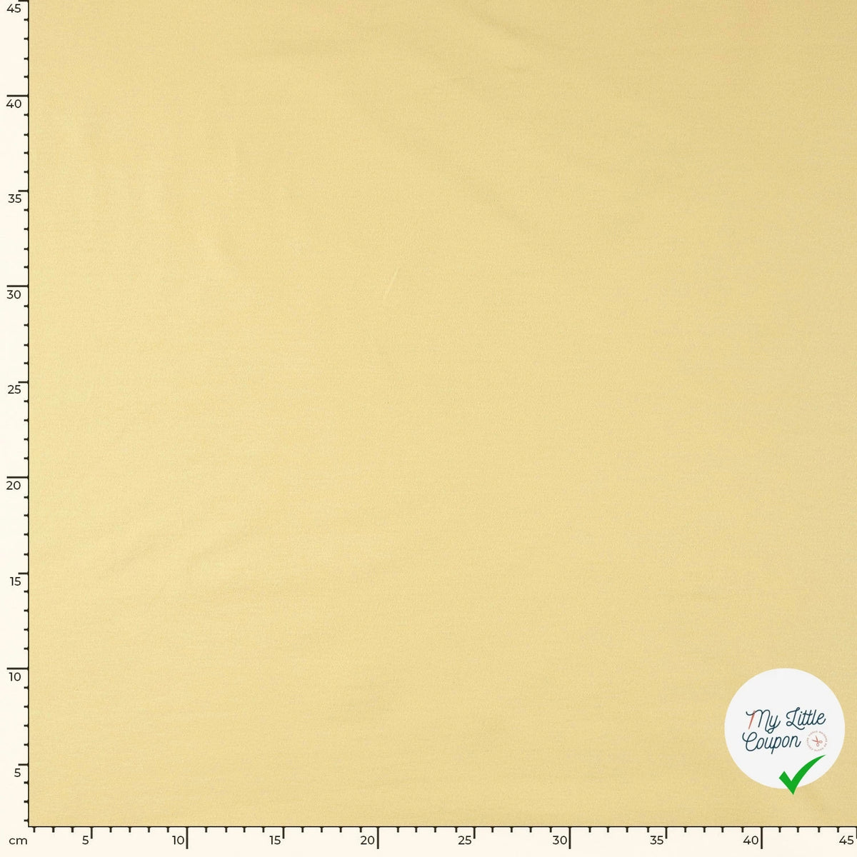 Jersey de coton belle tenue jaune