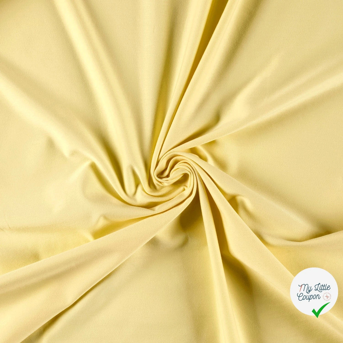 Jersey de coton belle tenue jaune
