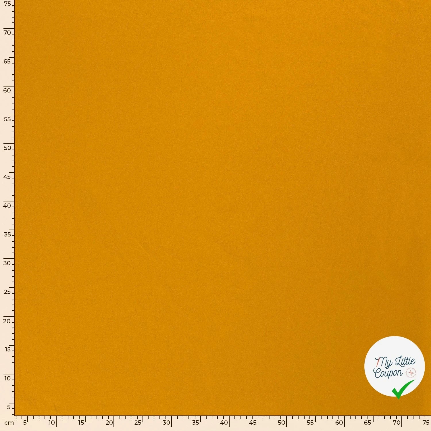 JERSEY DE COTON BELLE TENUE OCRE - My Little Coupon