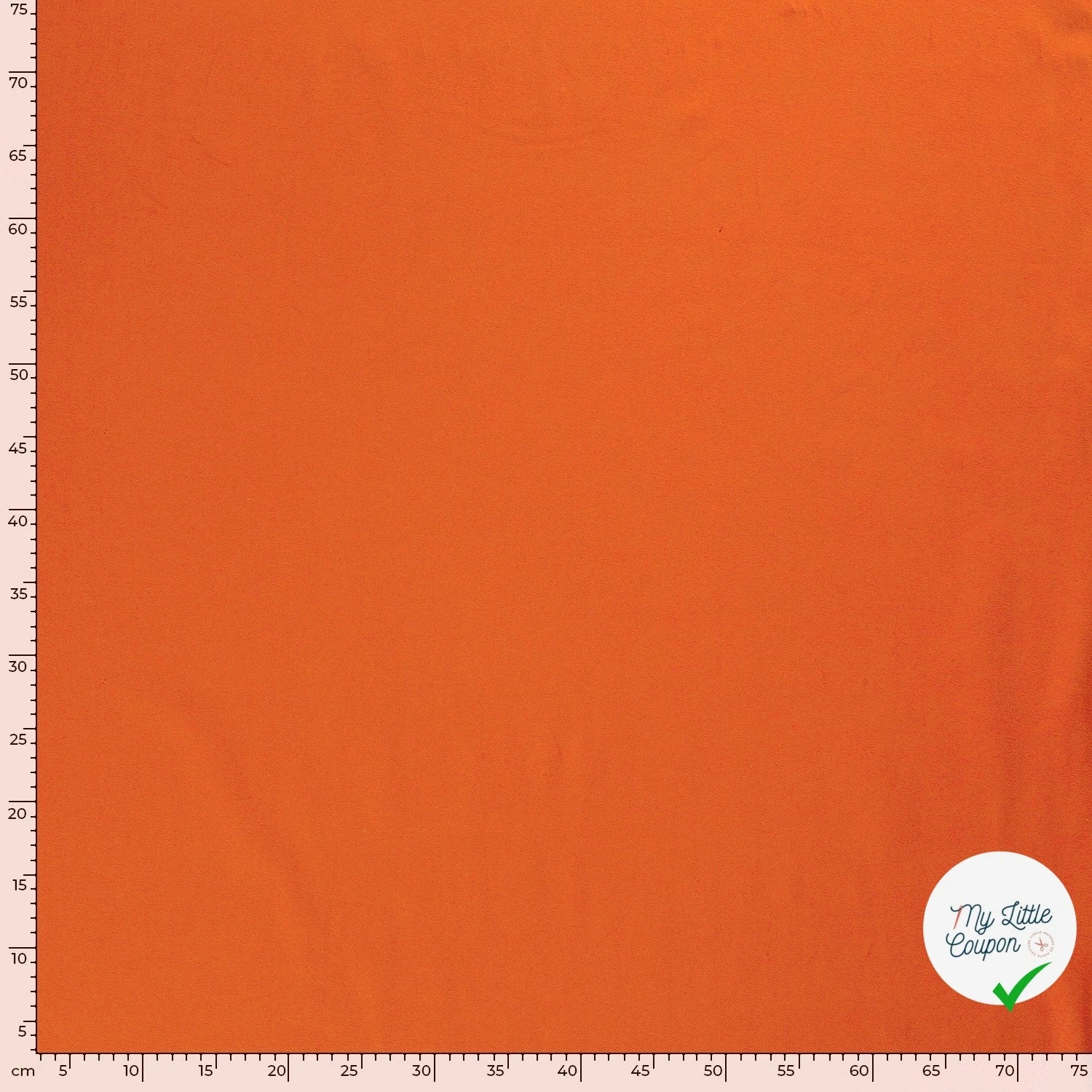 JERSEY DE COTON BELLE TENUE ORANGE - My Little Coupon