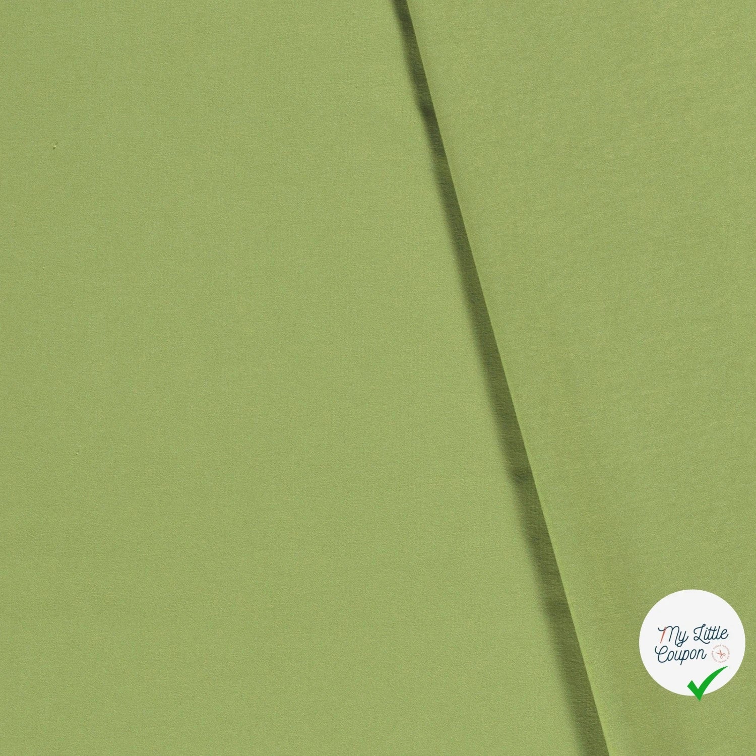JERSEY DE COTON BELLE TENUE POMME VERTE - My Little Coupon
