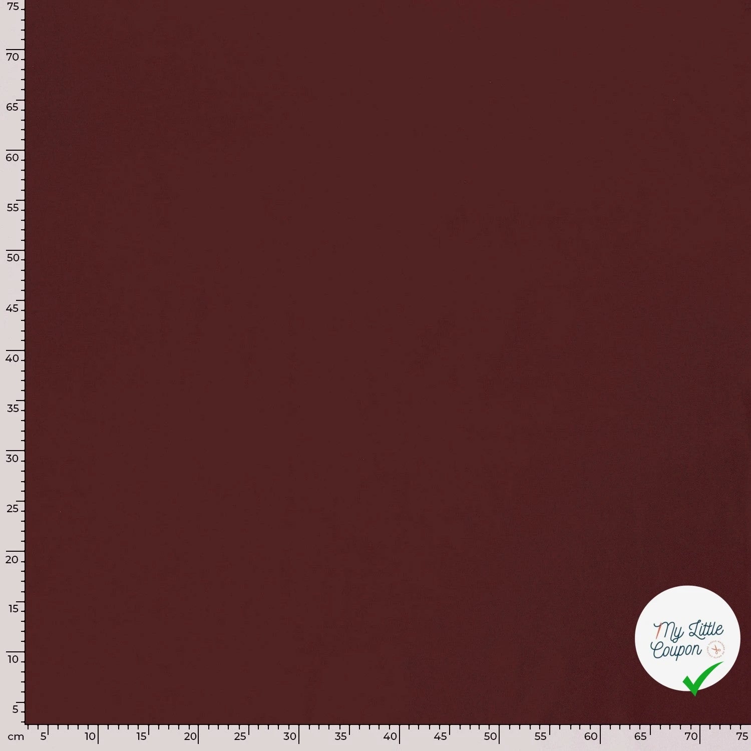 JERSEY DE COTON BELLE TENUE ROUGE CERISE - My Little Coupon
