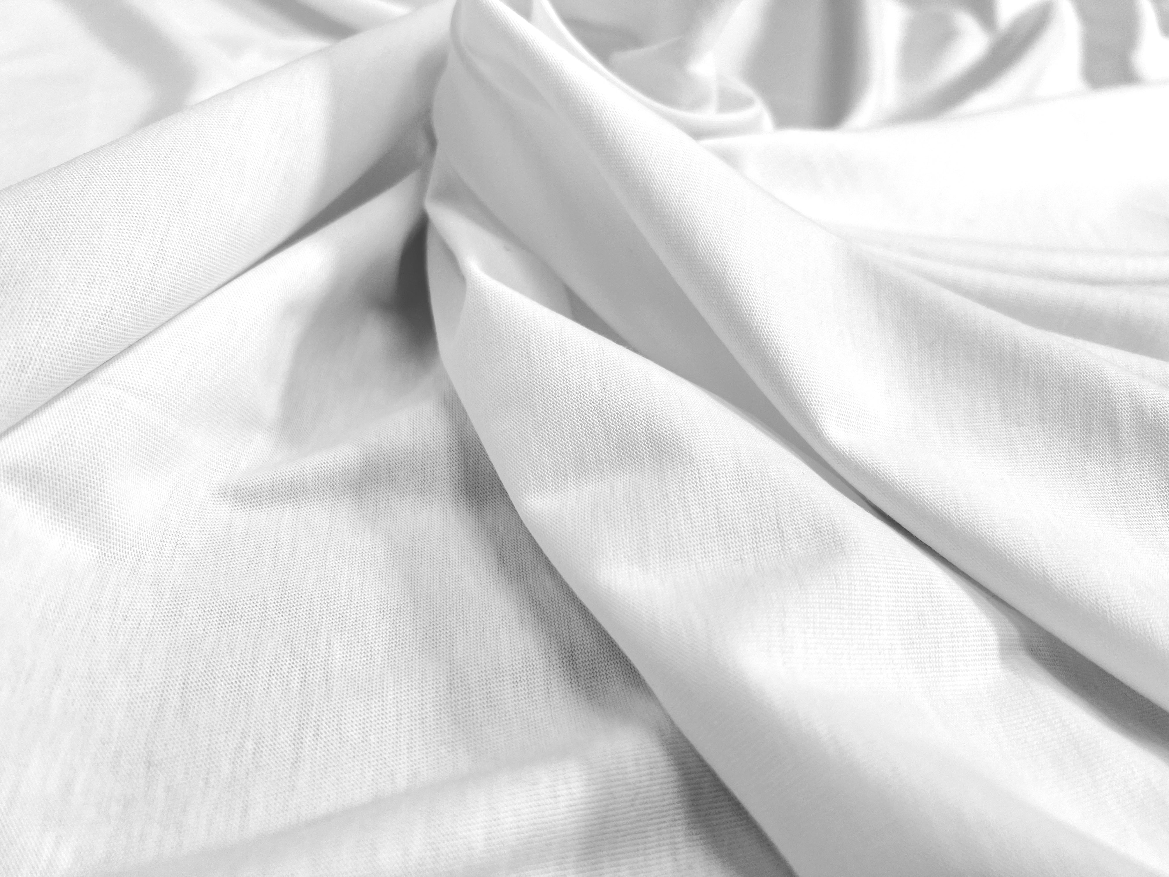 JERSEY DE COTON BLANC - My Little Coupon