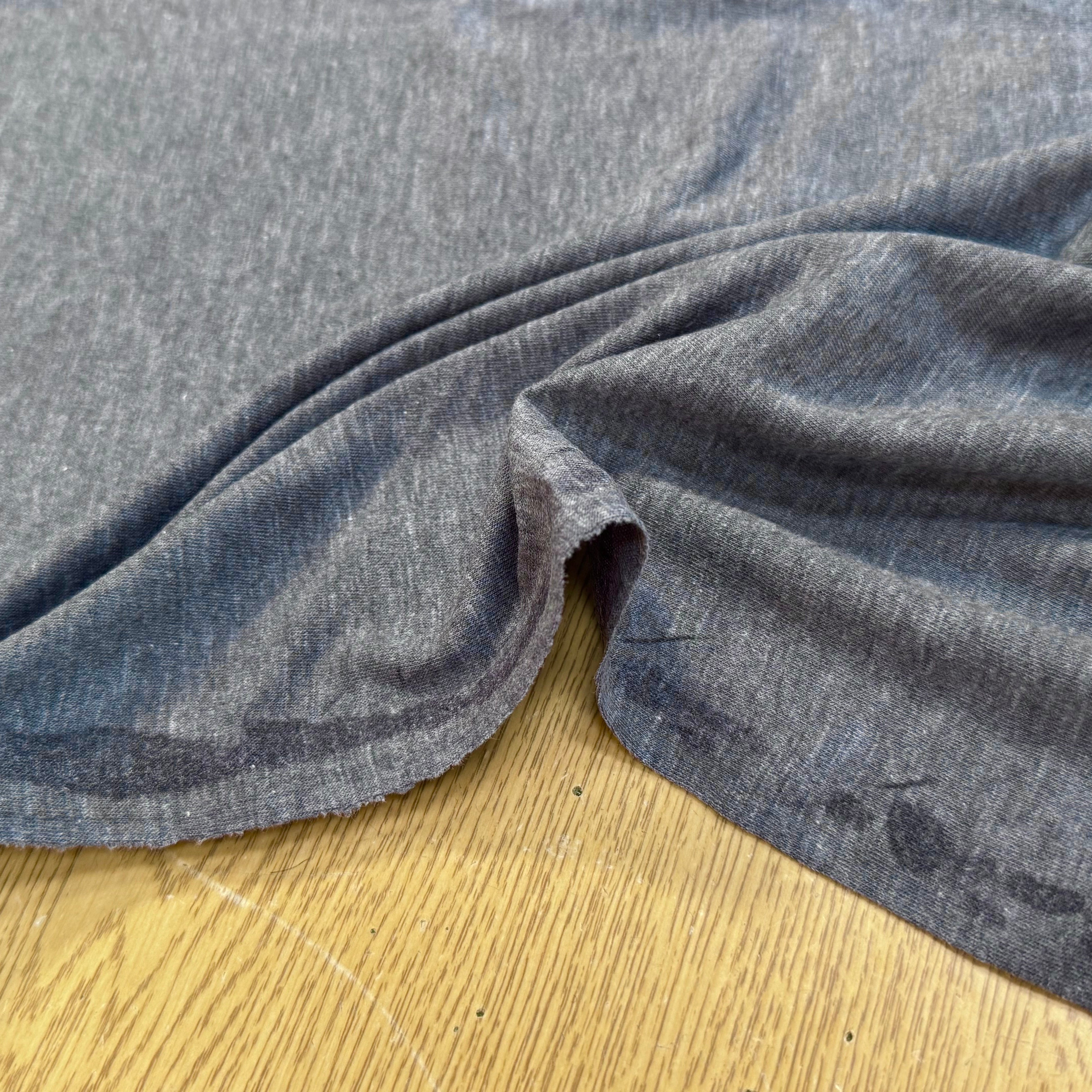 JERSEY DE COTON DOUX GRIS FONCÉ - My Little Coupon