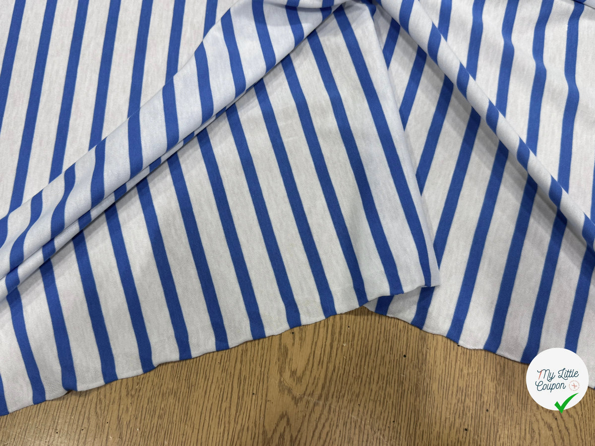 JERSEY DE COTON DOUX STRETCH NEIGE ET MER FABRICATION RÉGION DE TROYES 🇫🇷 - My Little Coupon