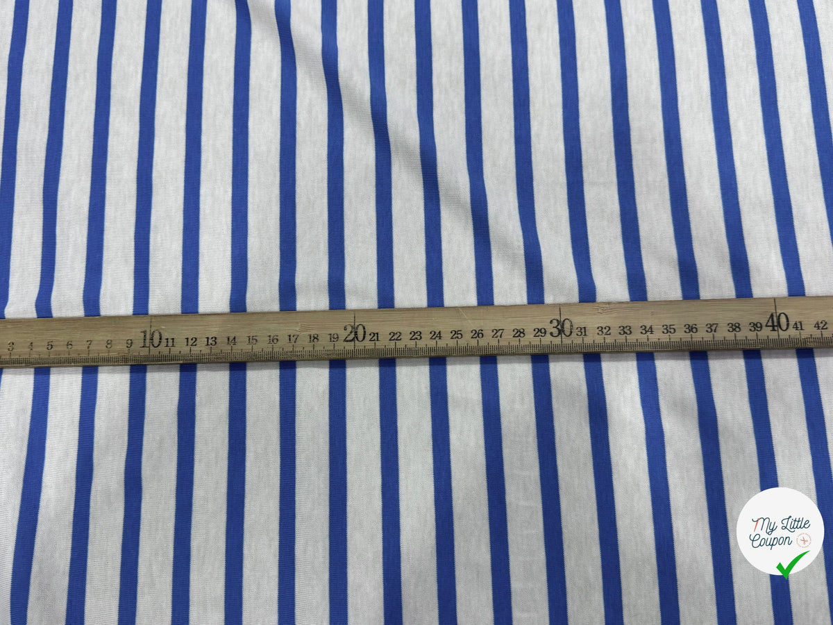 JERSEY DE COTON DOUX STRETCH NEIGE ET MER FABRICATION RÉGION DE TROYES 🇫🇷 - My Little Coupon