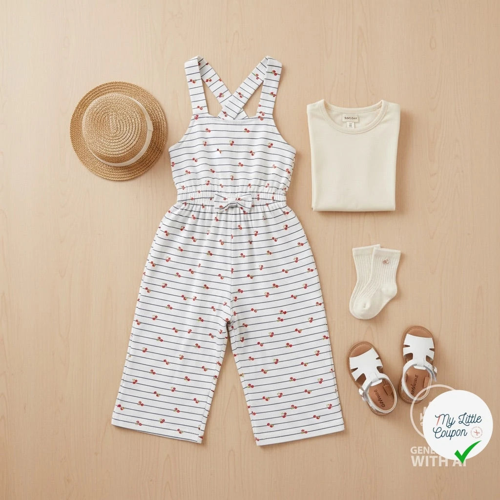 JERSEY DE COTON IMPRIMÉ CERISES - My Little Coupon