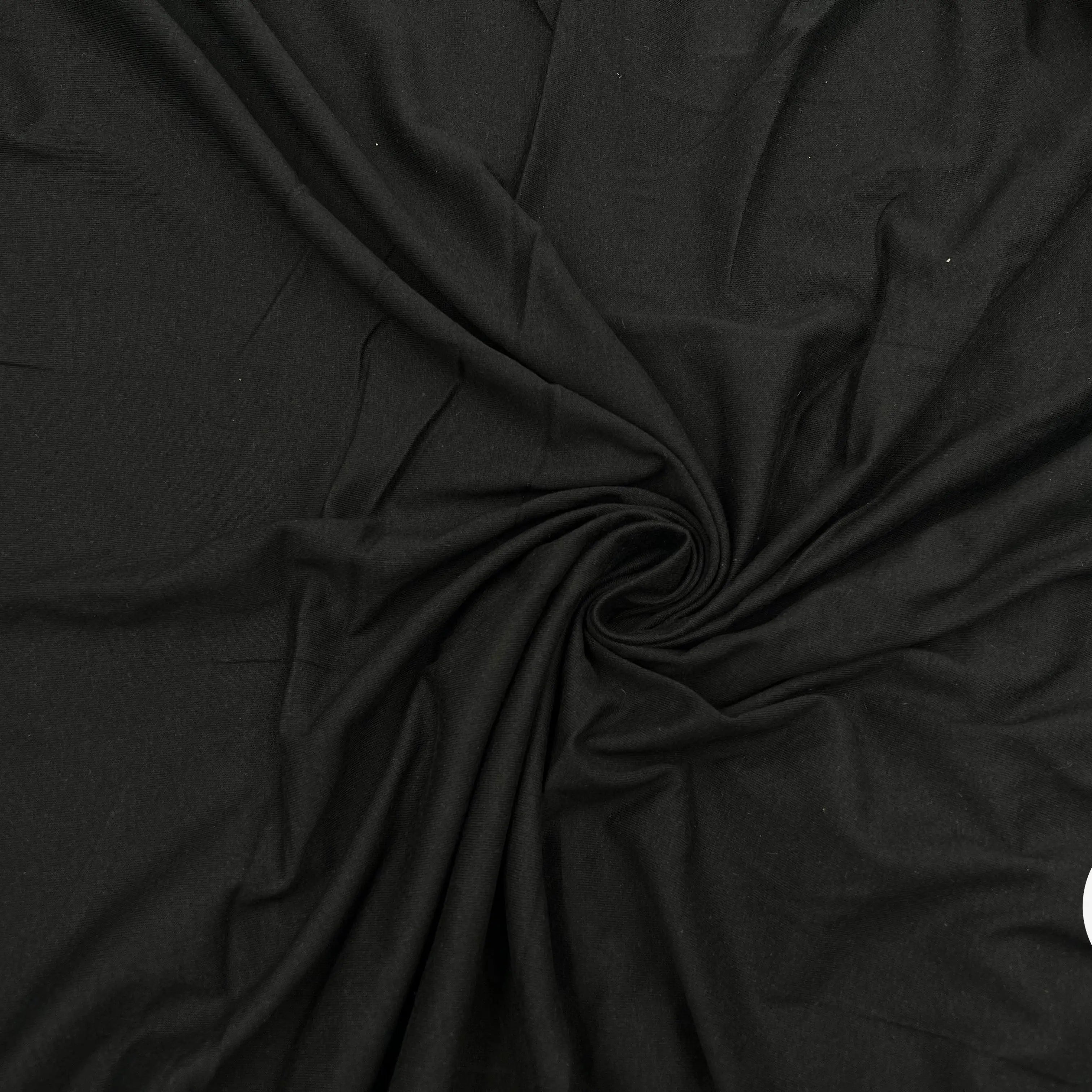 JERSEY DE COTON NOIR - My Little Coupon - tissu - coudre