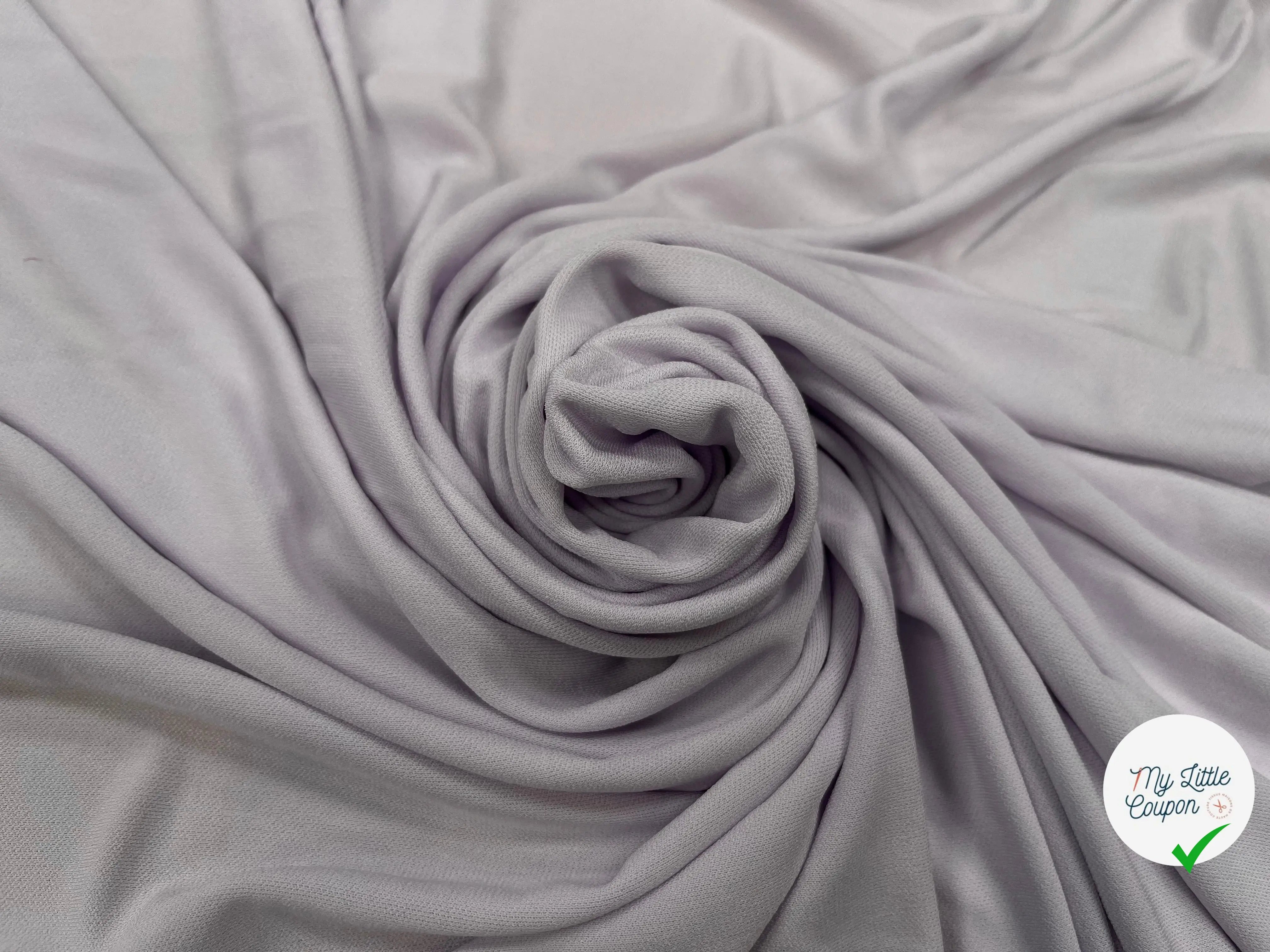 JERSEY DE COTON STRETCH LAVANDE - My Little Coupon