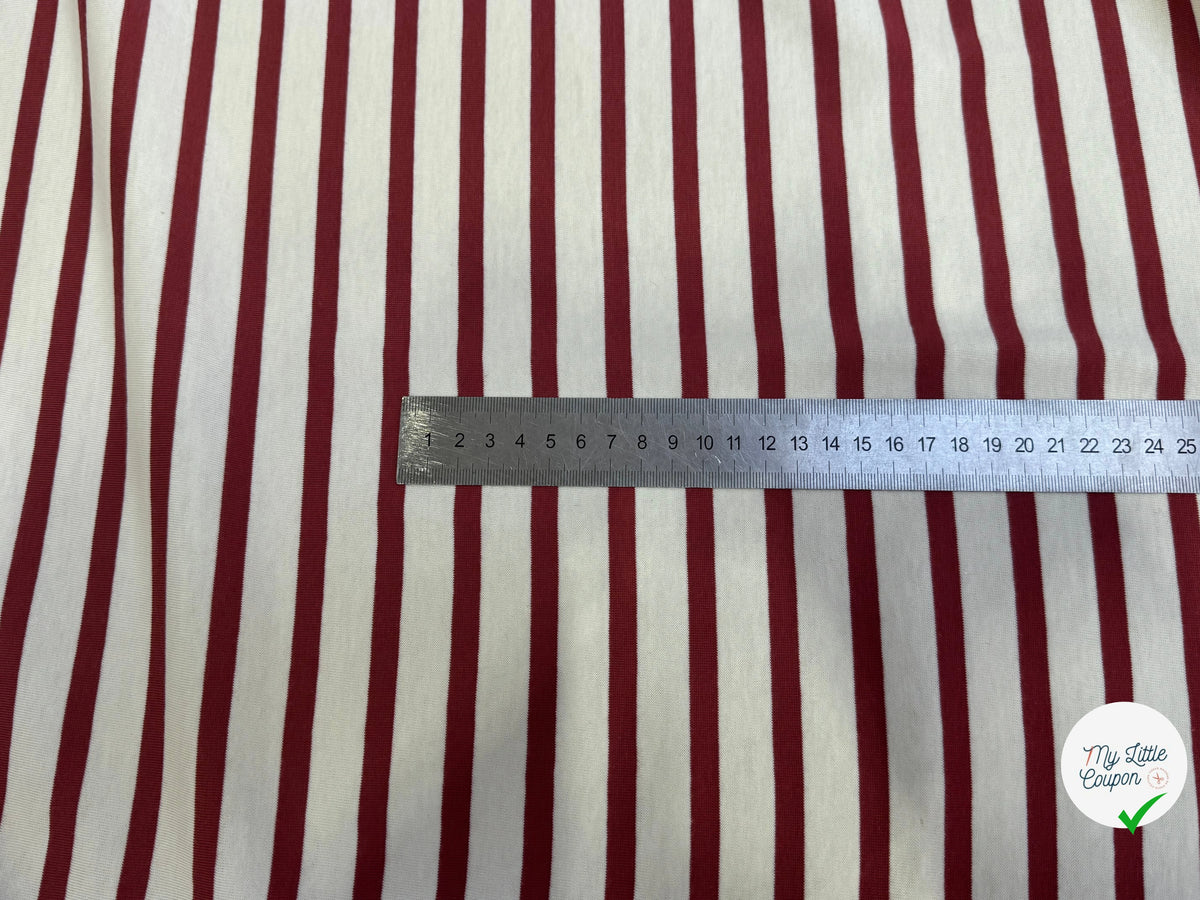 JERSEY DE COTON UNI ROUGE BRIQUE PROFOND FABRICATION RÉGION DE TROYES 🇫🇷 - My Little Coupon