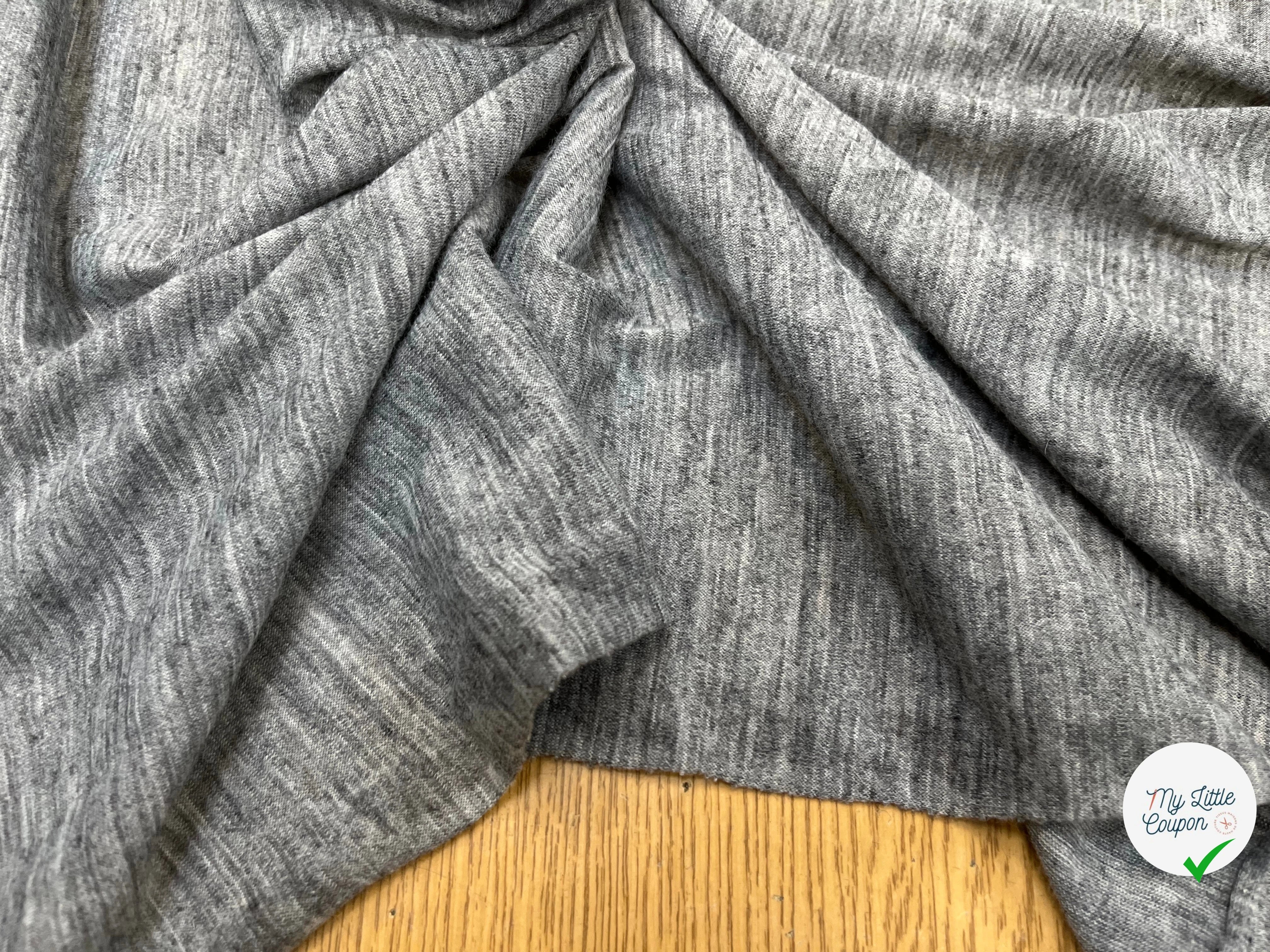 JERSEY DE LAINE GRIS CHINÉ - My Little Coupon