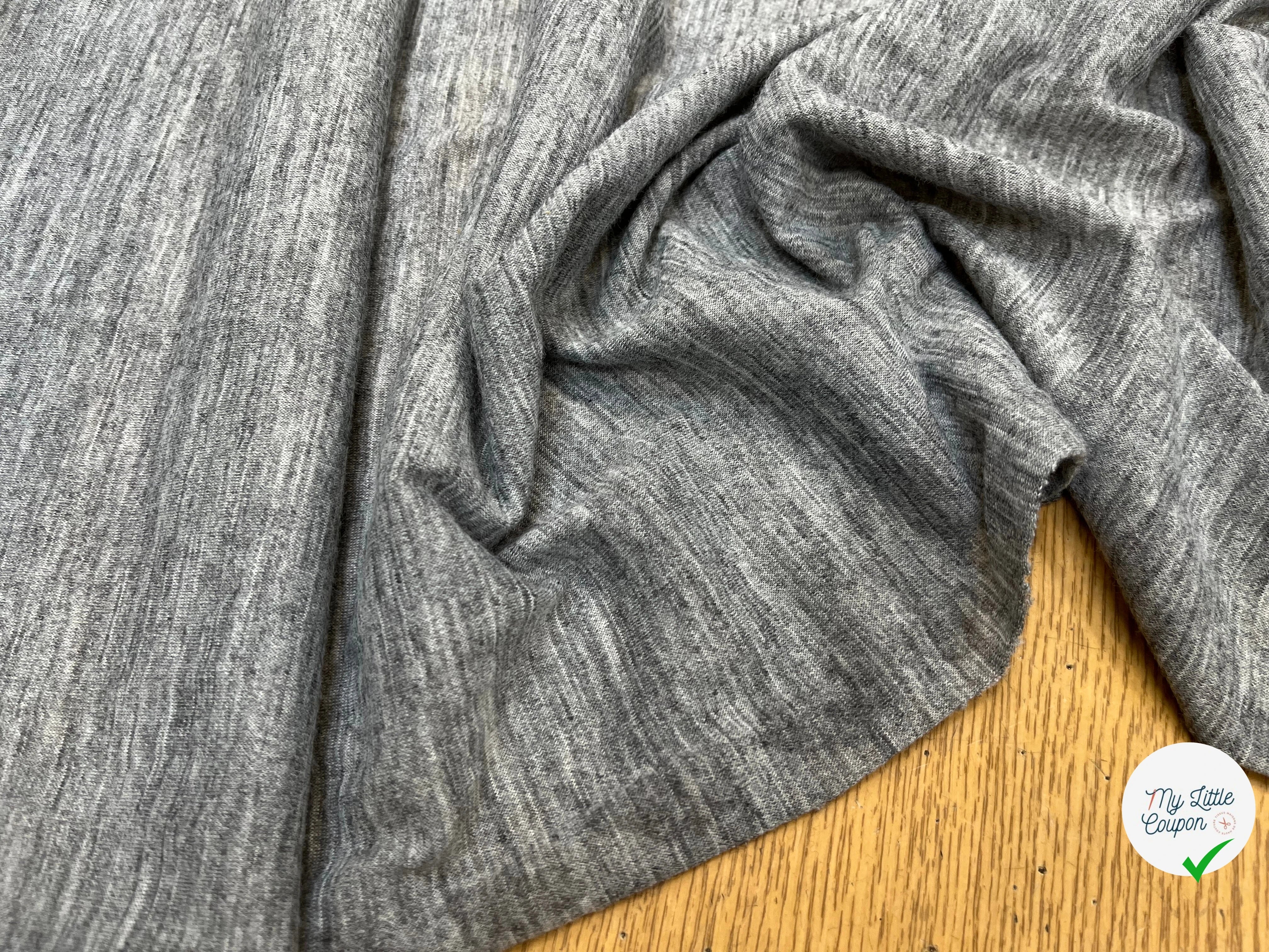 JERSEY DE LAINE GRIS CHINÉ - My Little Coupon