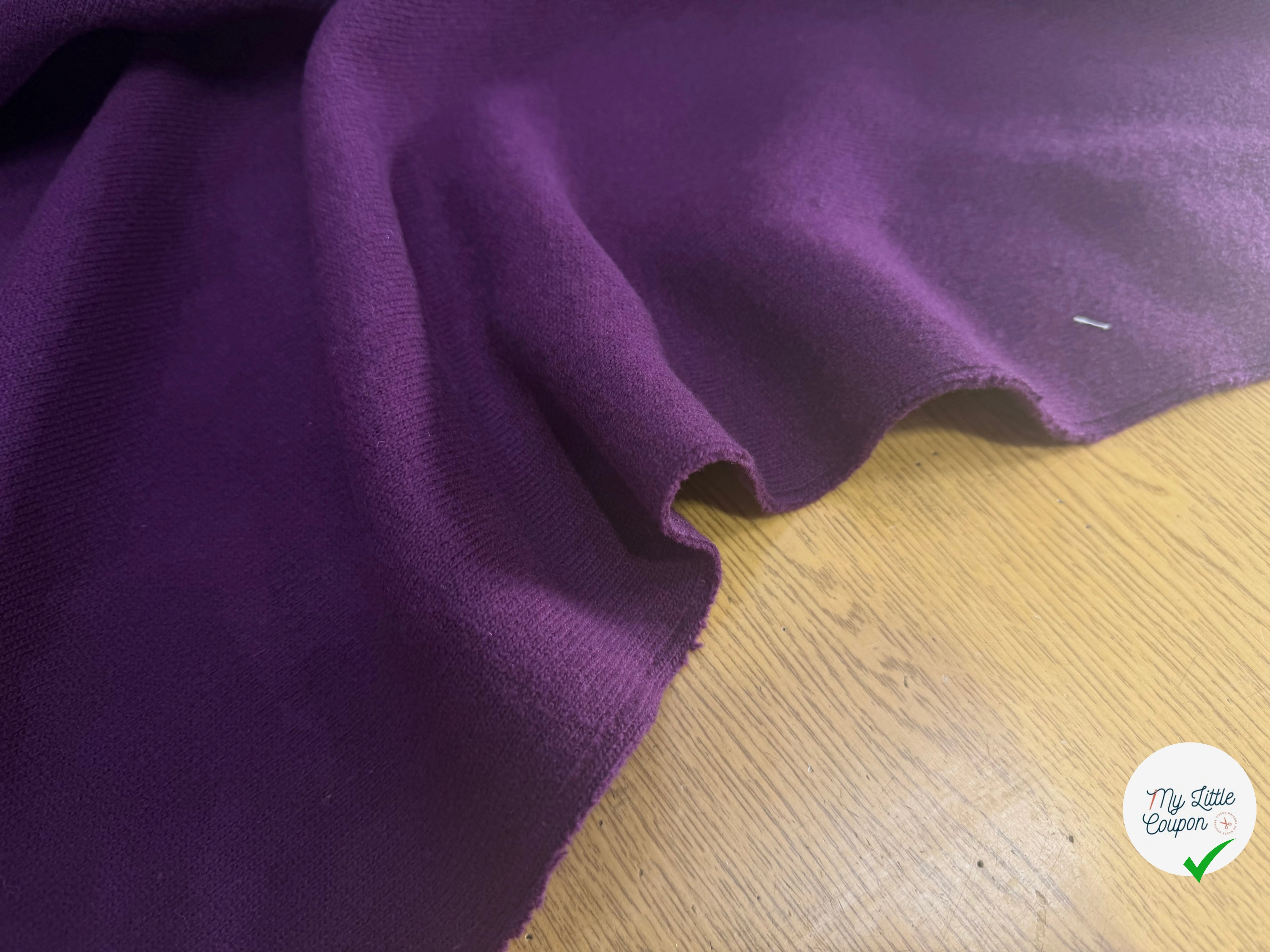 JERSEY DE LAINE VIOLET ITALIA - My Little Coupon
