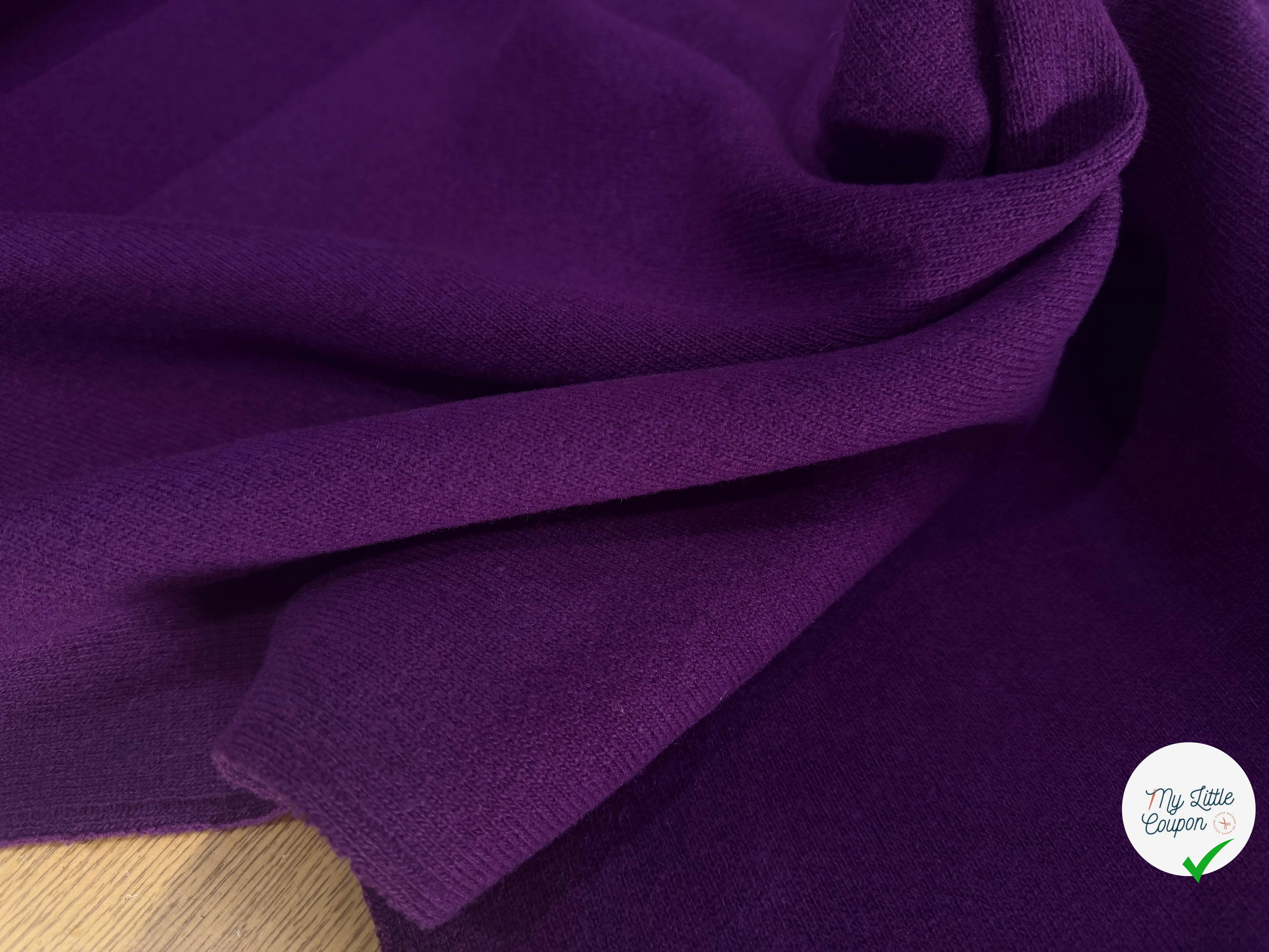 JERSEY DE LAINE VIOLET ITALIA - My Little Coupon