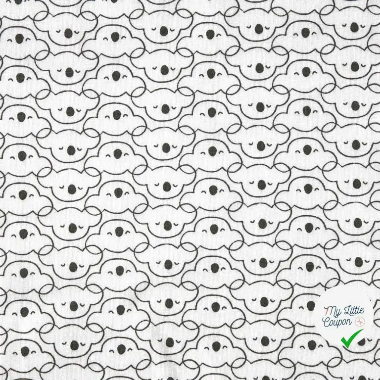 JERSEY MIKOA BLANC CASSE / CHARBON 1B D8X 150 - My Little Coupon
