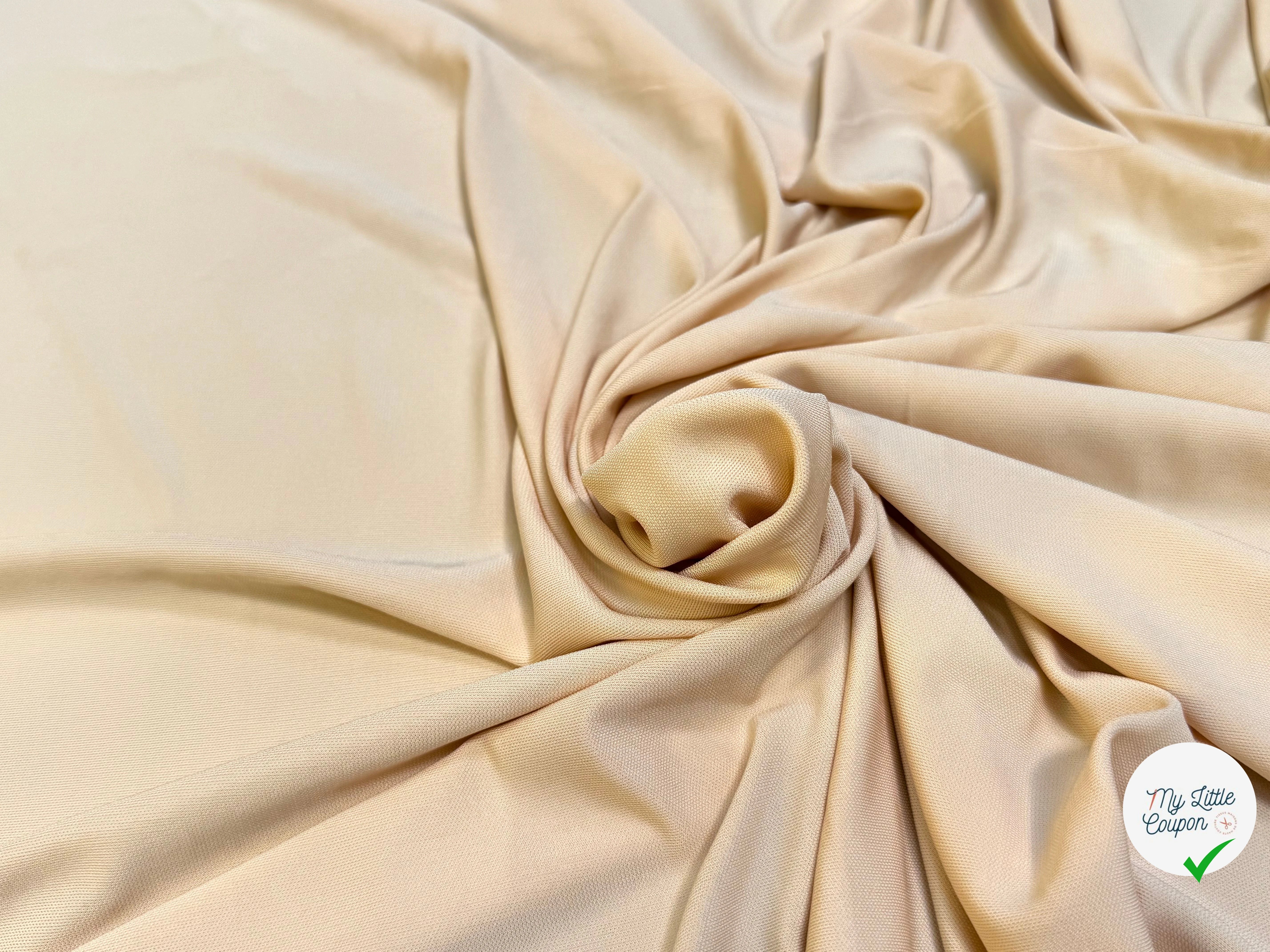 JERSEY VISCOSE FLUIDE ULTRA STRETCH DAWN ORANGE JS0145 - My Little Coupon